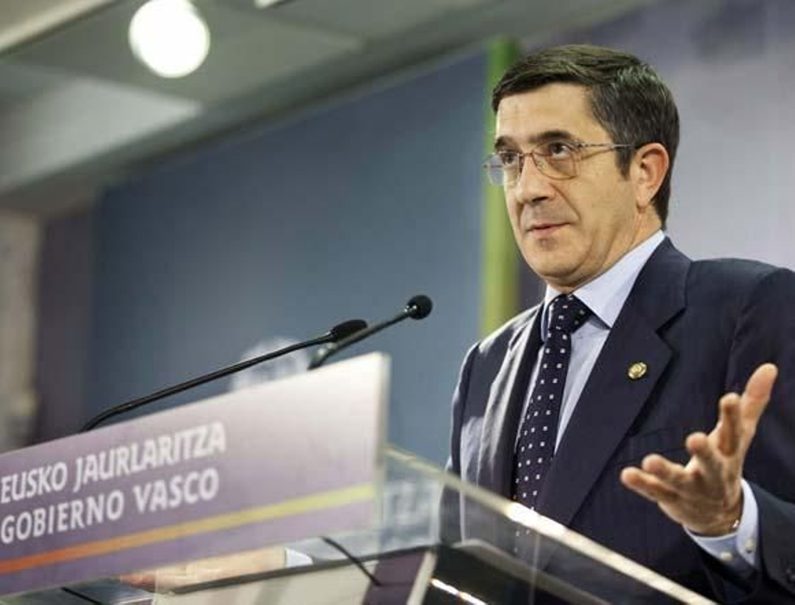 Patxi López: "No habrá amnistía, ni autodeterminación para los presos de ETA"