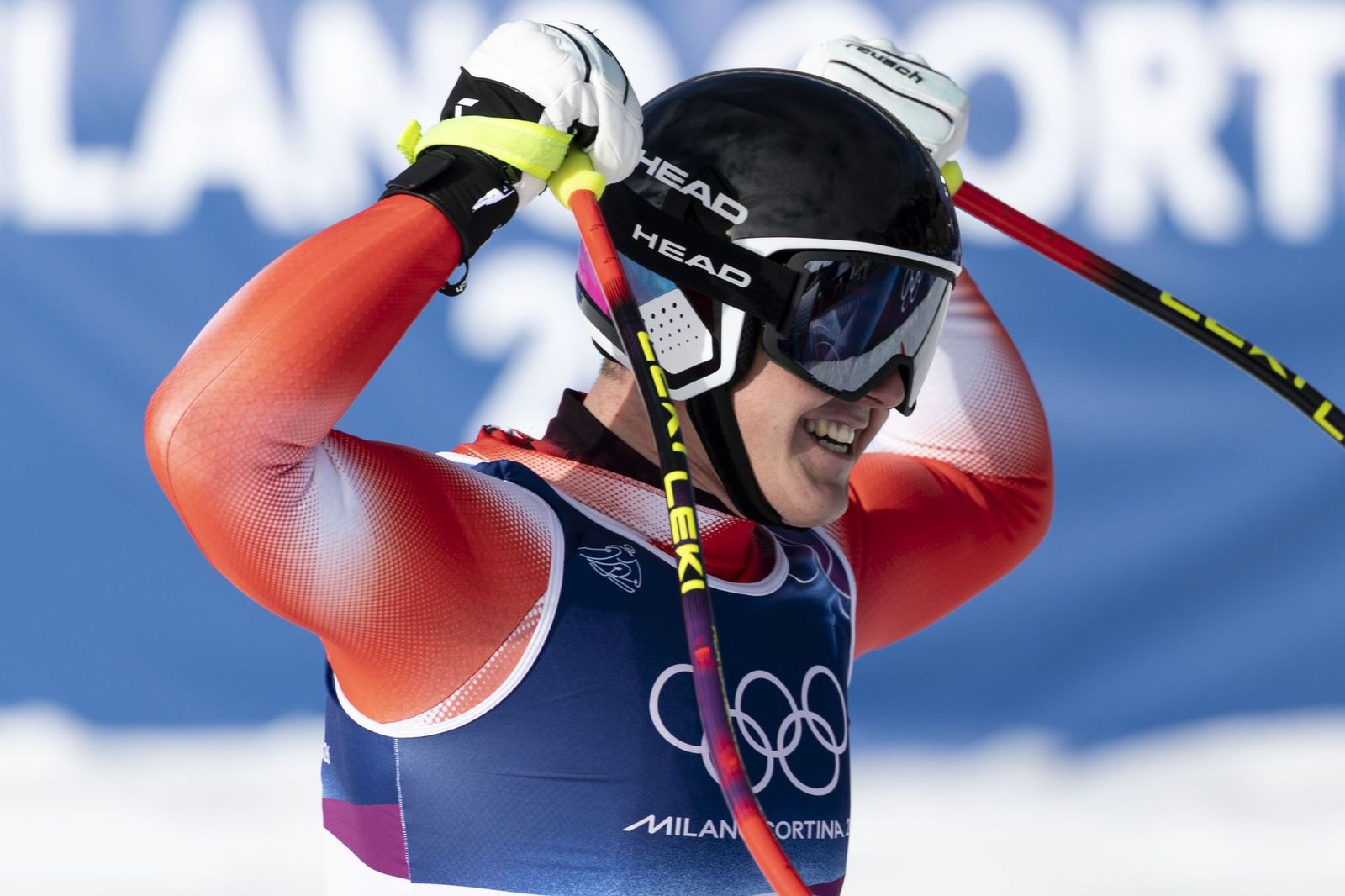 Las espectaculares fotos del descenso masculino en los Juegos Olímpicos de invierno