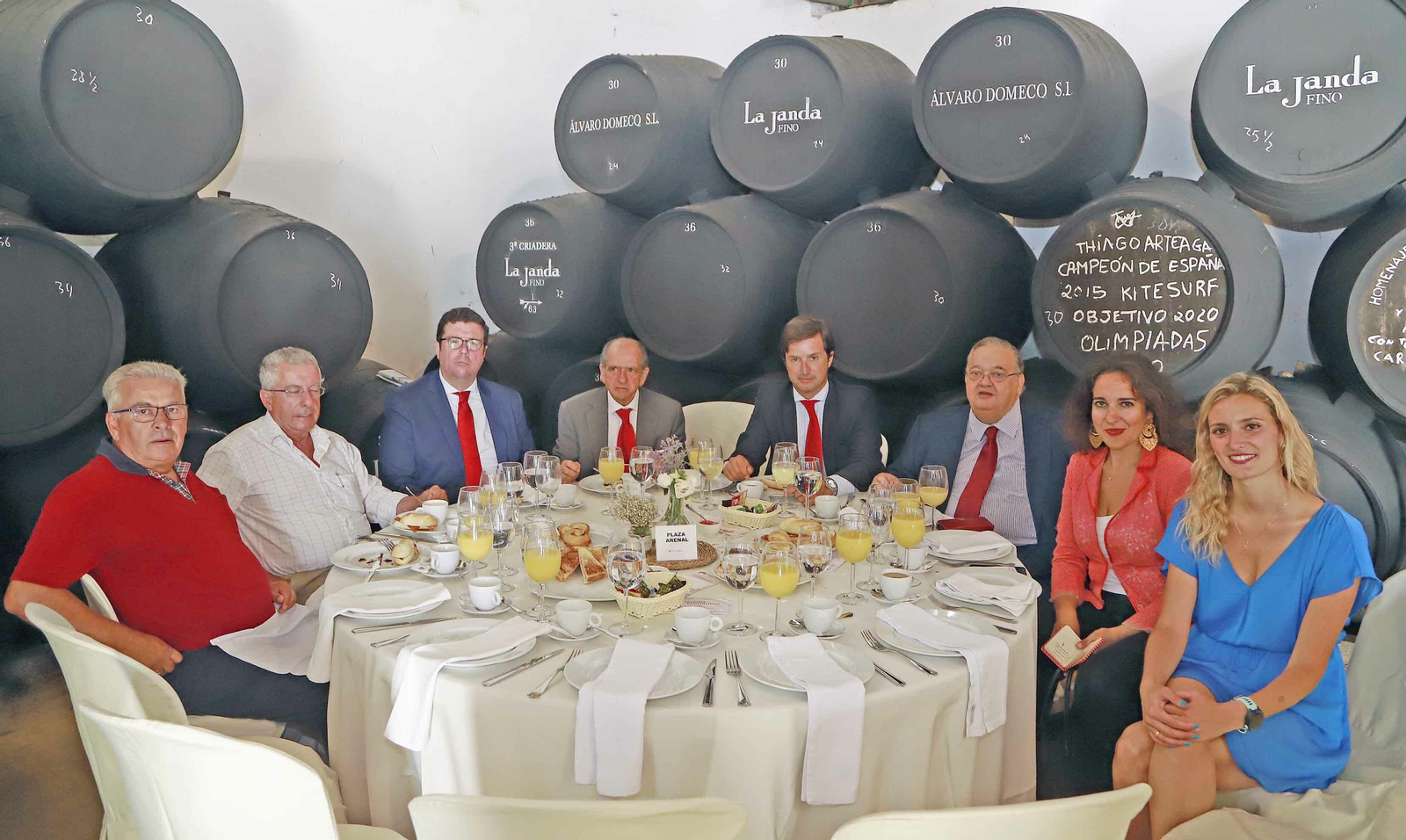 La consejera de agricultura y pesca Carmen Crespo en los desayunos del Banco de Santander y Grupo Joly