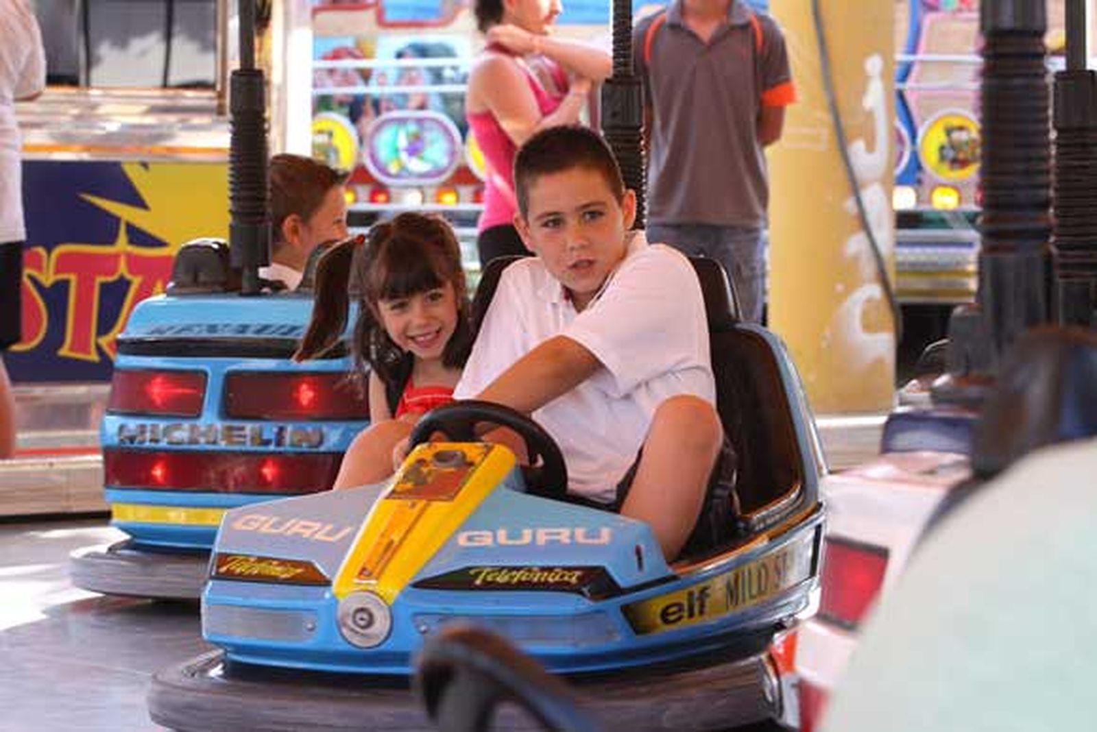 Los pequeños de la casa fueron los protagonistas del día en las atracciones del real

Foto: Vanessa Perez/J.M.Q.