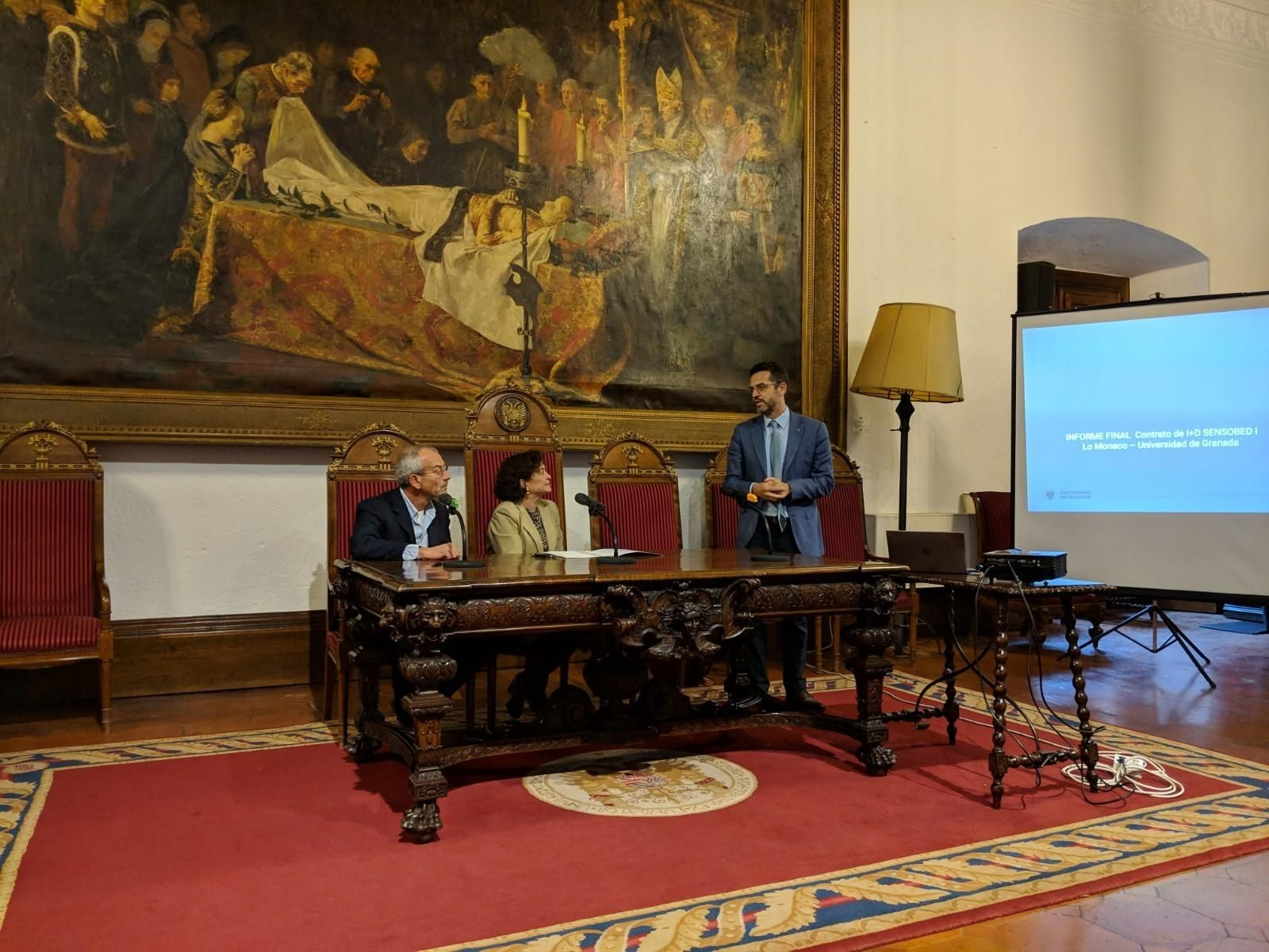 Imagen de la presentación de los resultados