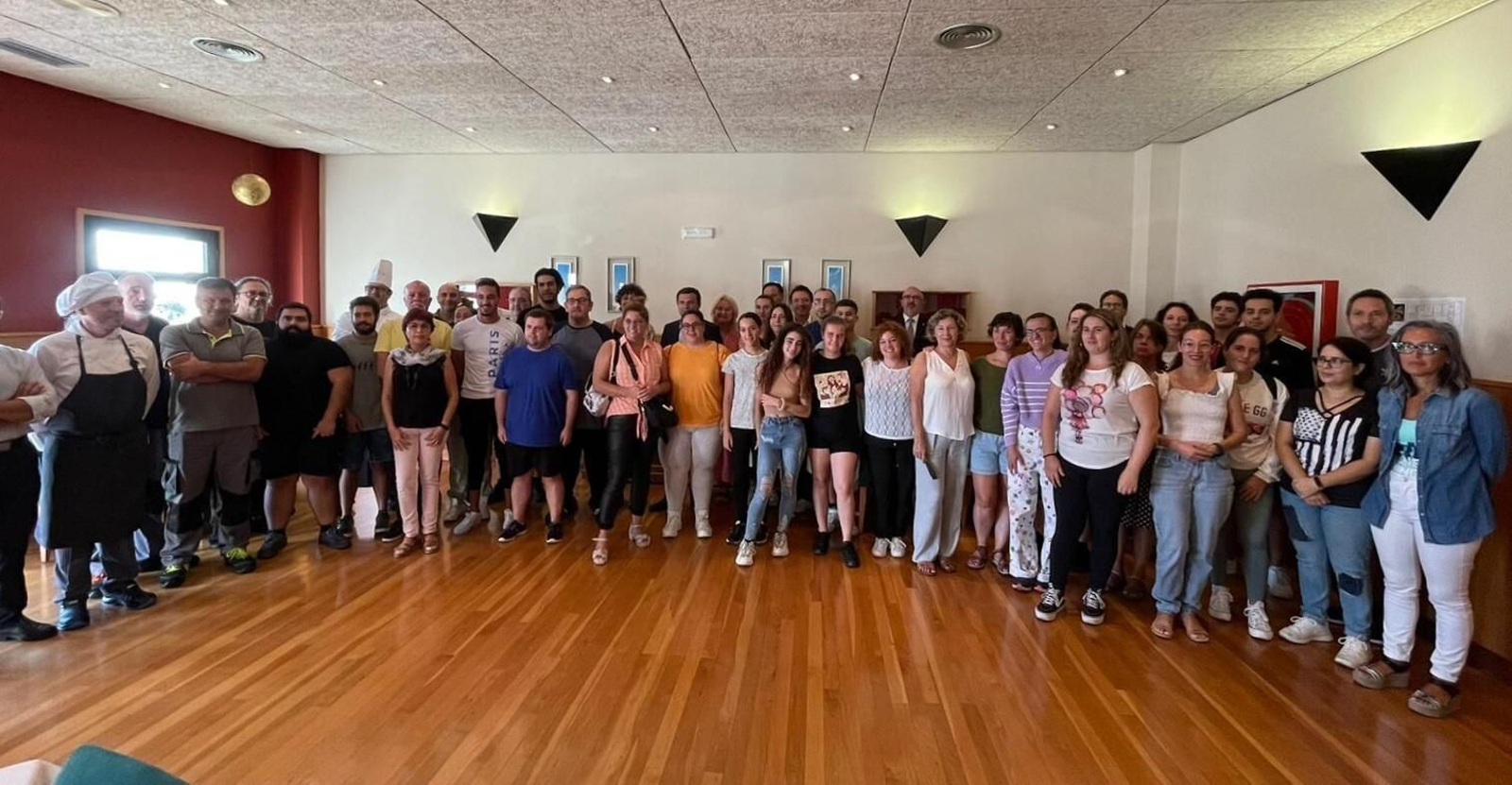 Acto de bienvenida a los alumnos, este miércoles.