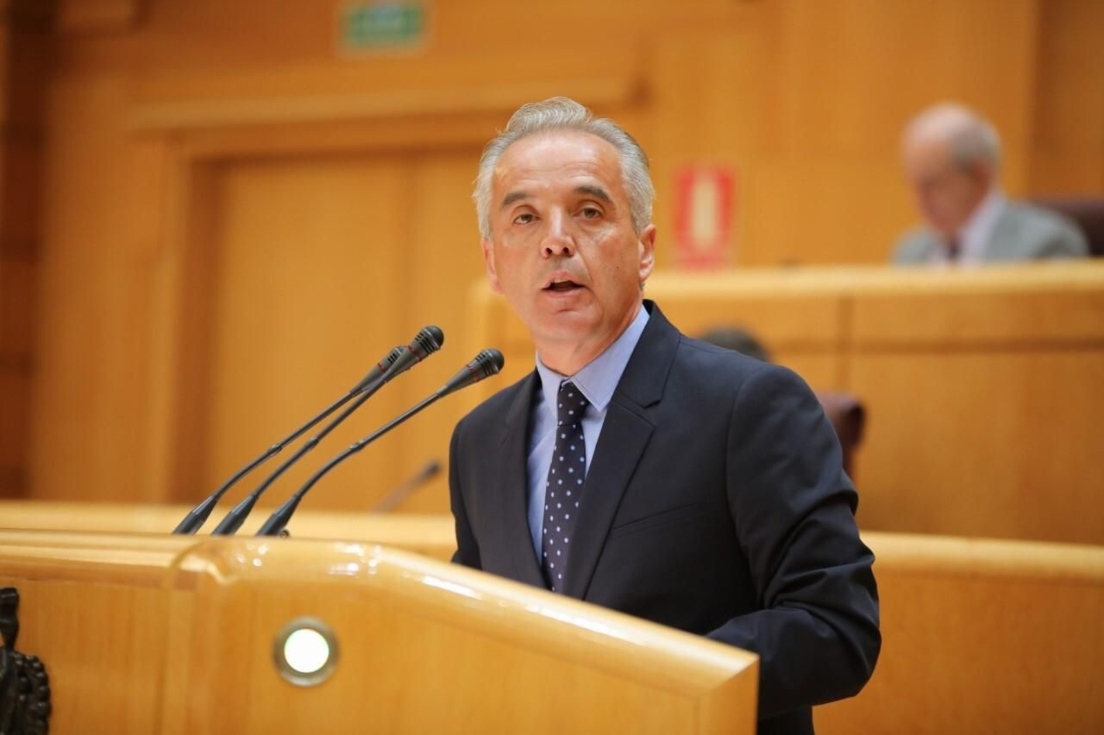 Alfonso Moscoso en el Senado.