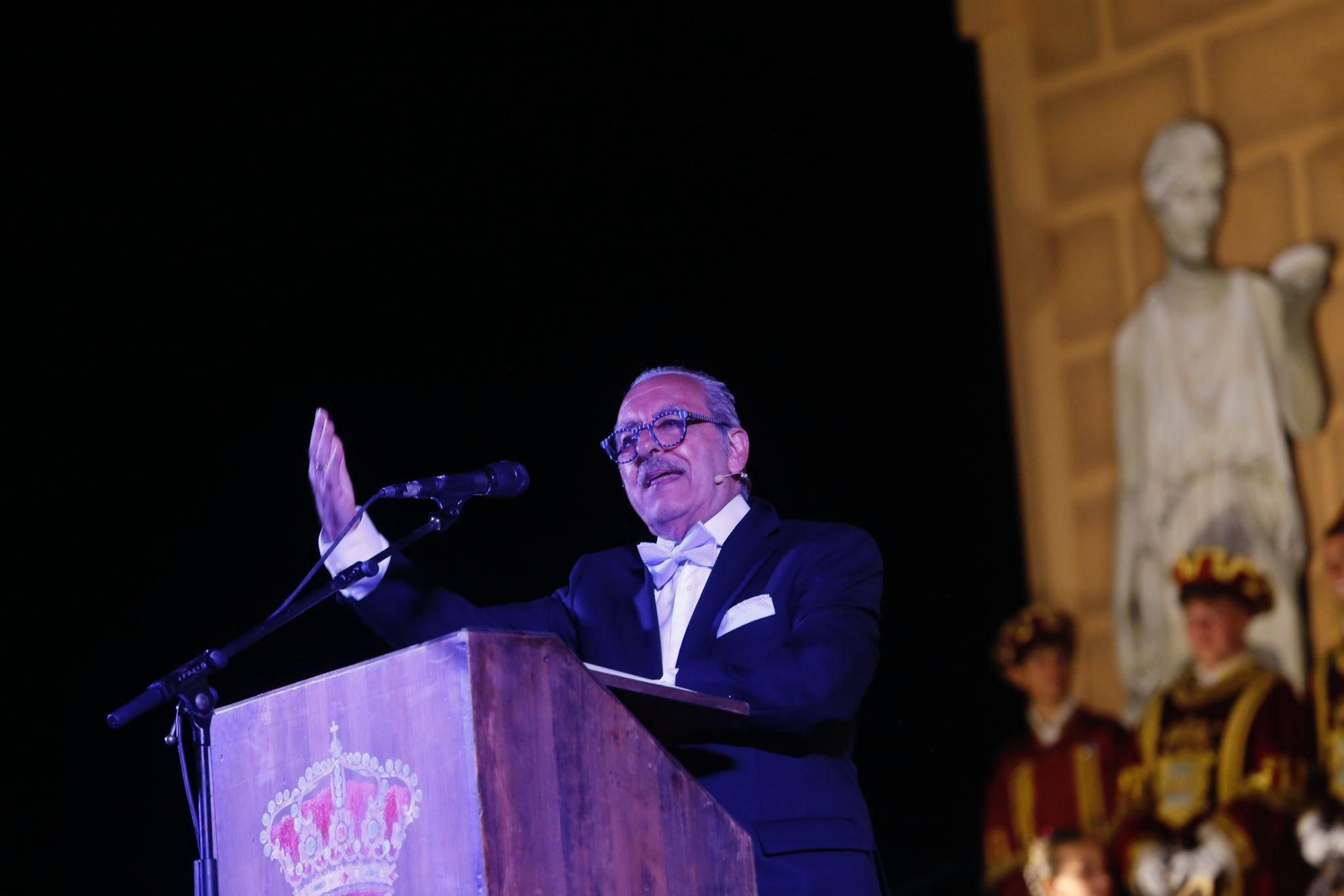 José Luis García Guillermo durante su pregón.