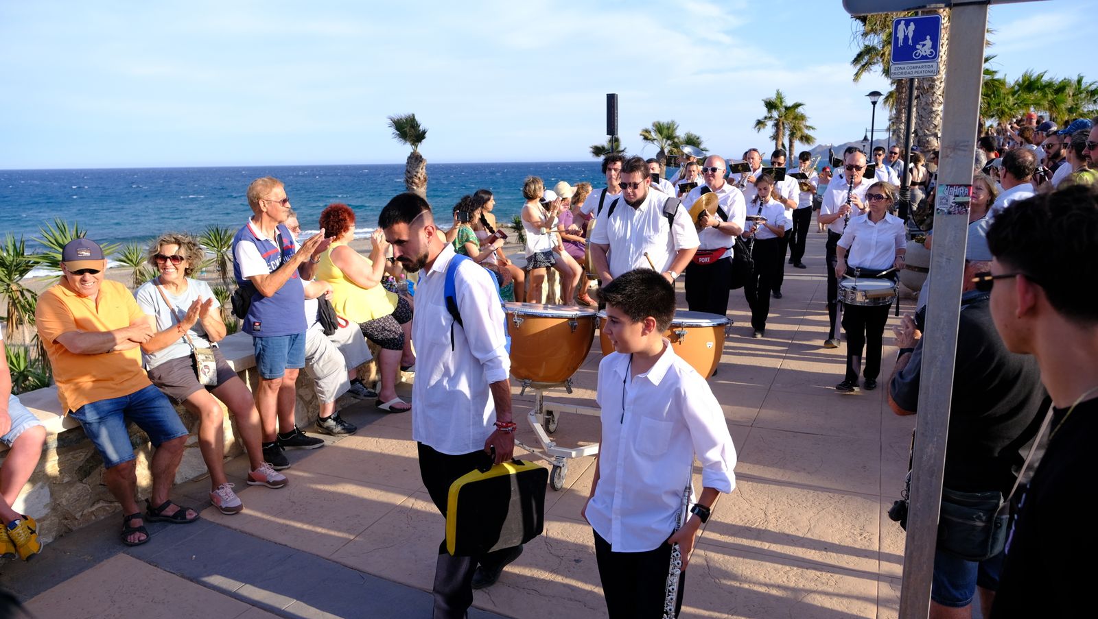 Moros y Cristianos de Mojácar en la Playa del Lance, en imágenes