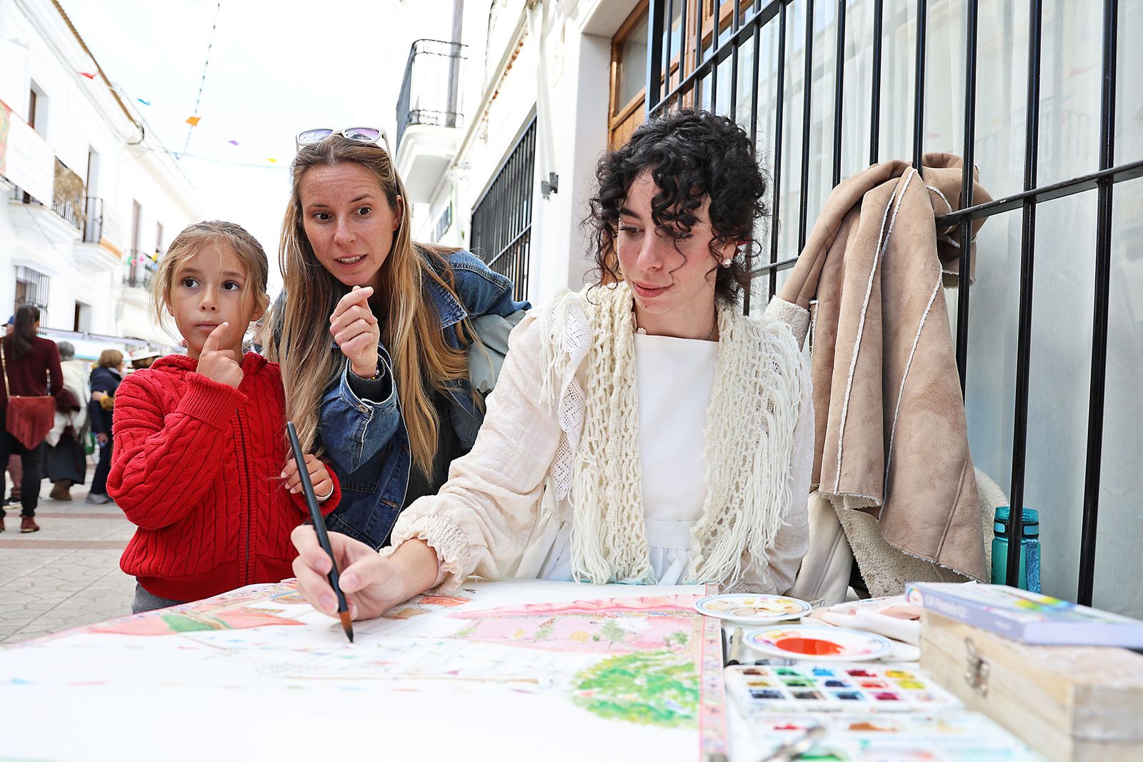 Imágenes del ambiente en la Feria de Época 1900 de Moguer