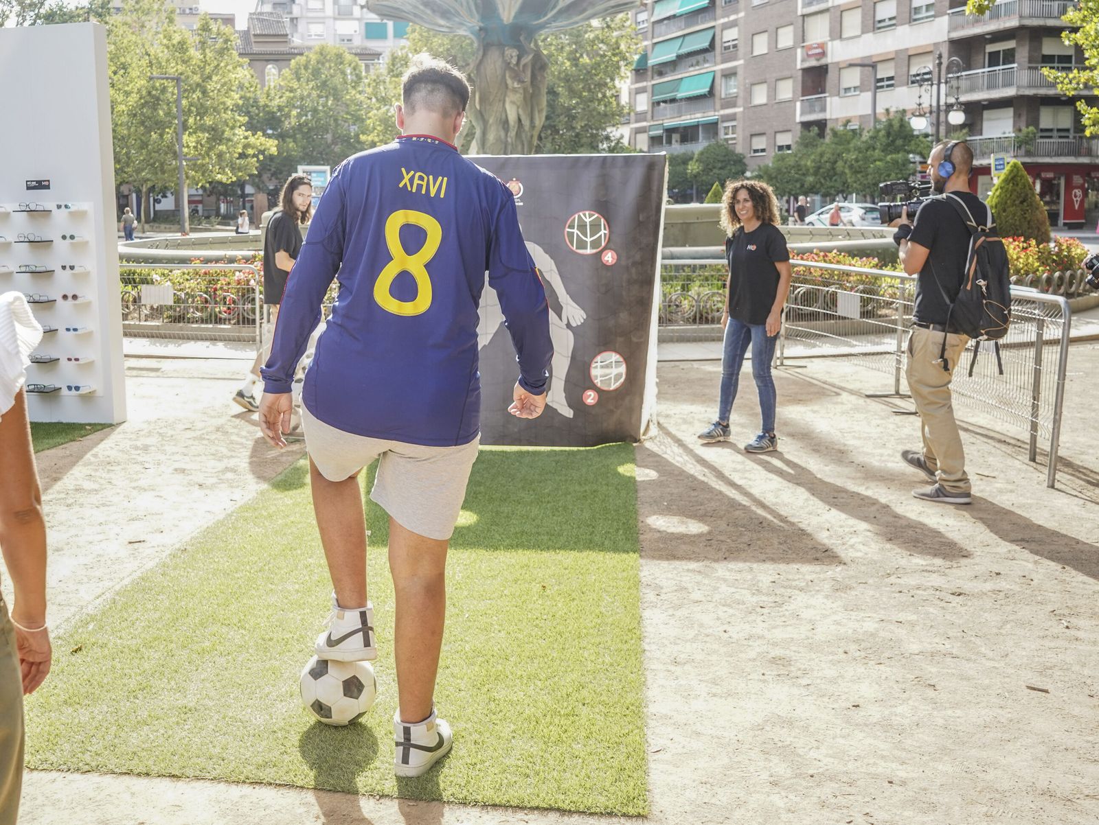 Granada disfruta con la Fan Zone de la Selección española