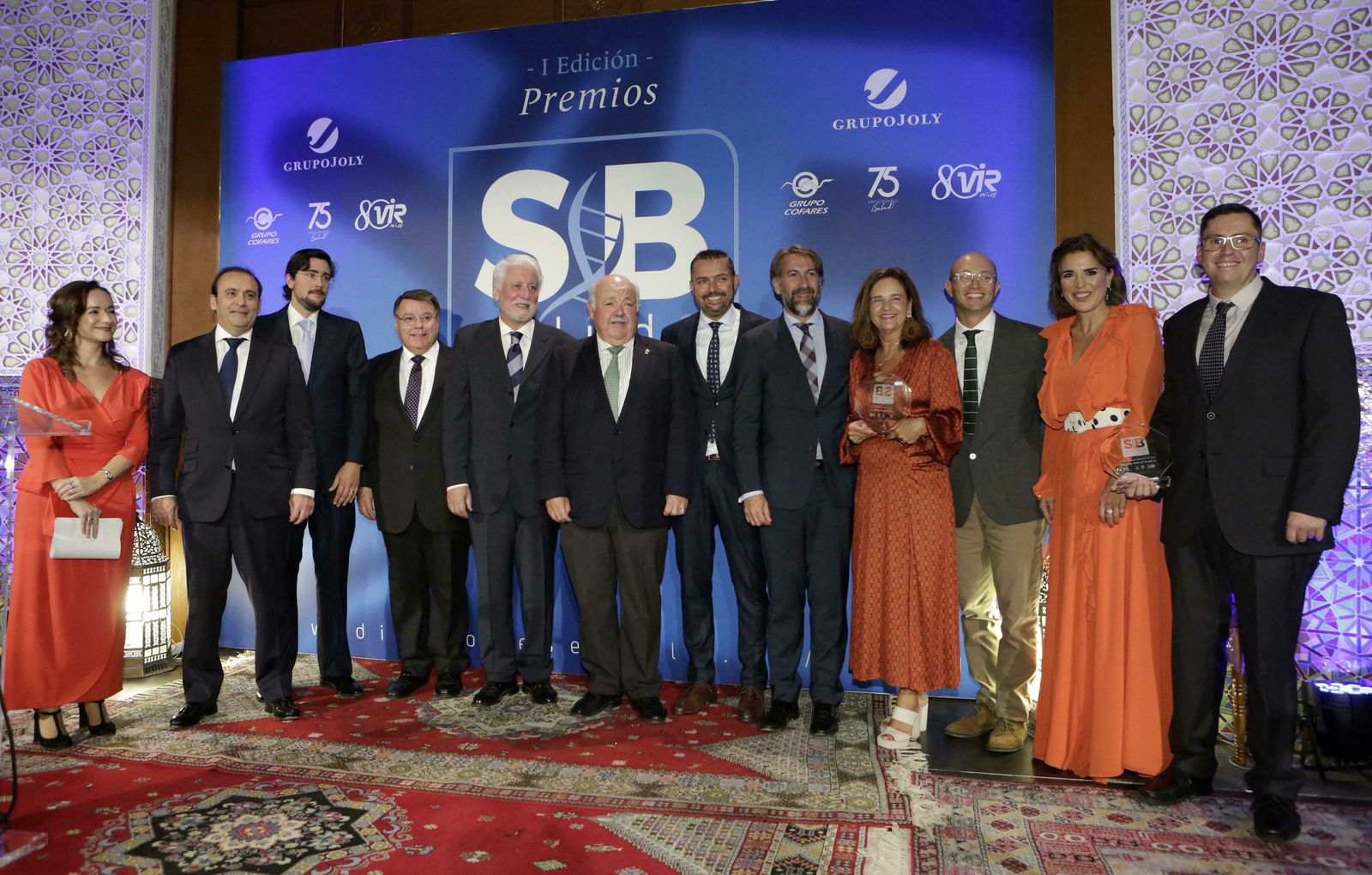 Magdalena Trillo, Eduardo Pastor, Ignacio Ruiz, Javier Benítez, Jesús Castiñeiras, Jesús Aguirre, el equipo directivo de Próxima Farmacias, Victoria Herrera y Miguel Carrillo.