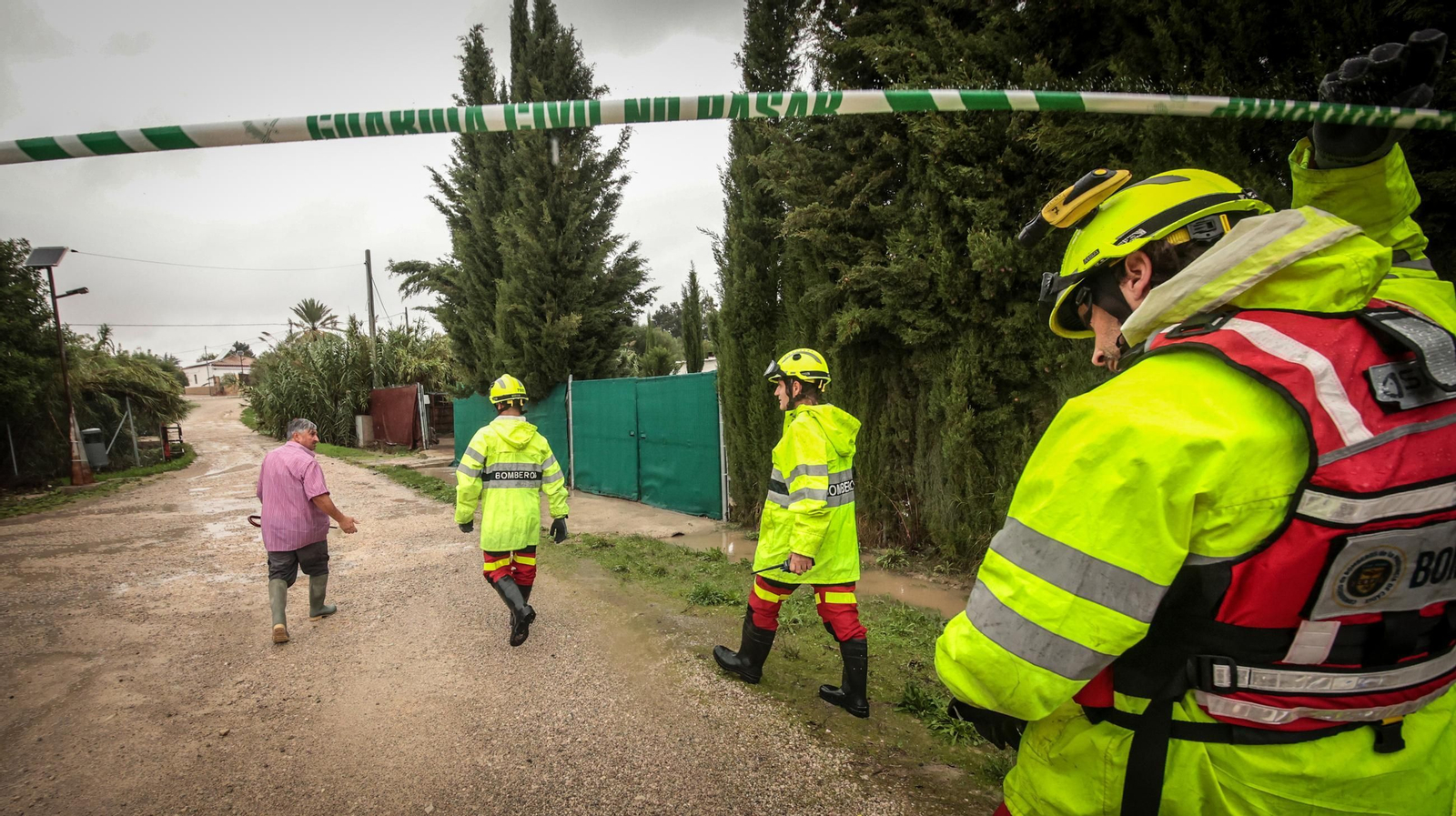 Imágenes de la zona rural afectadas por la Dana, inundaciones y desalojos