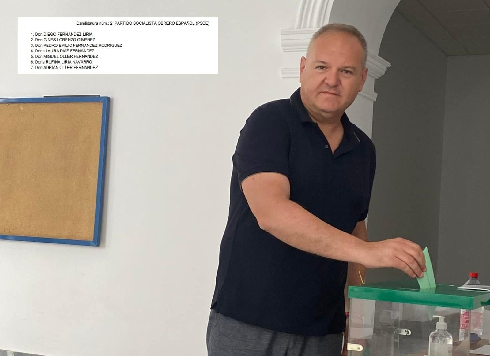 La candidatura foránea del PSOE en Turrillas: la familia al completo del alcalde de Cuevas