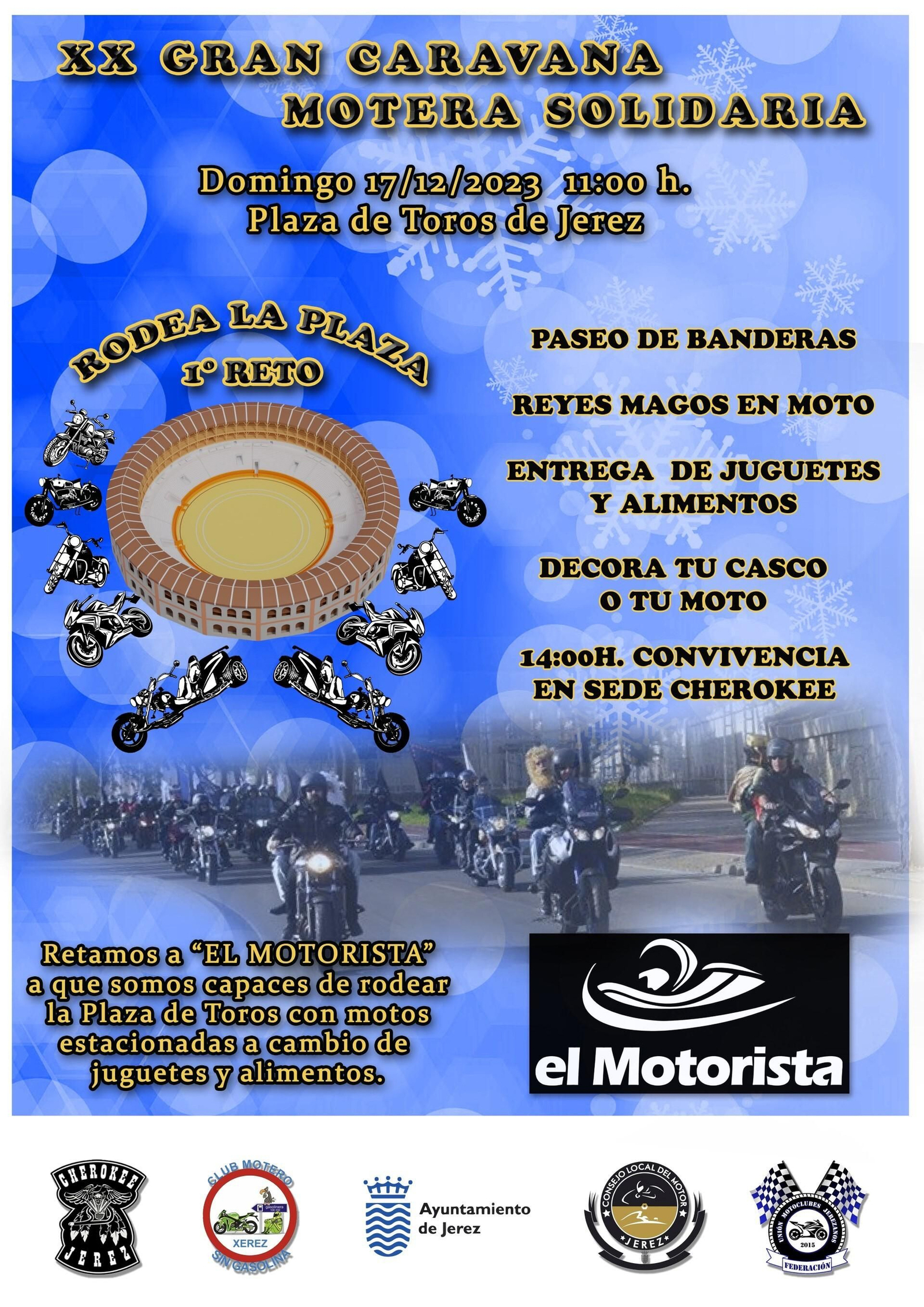 Caravana motera solidaria