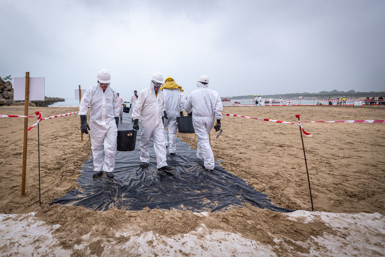 Imágenes del simulacro marítimo en en El Puerto