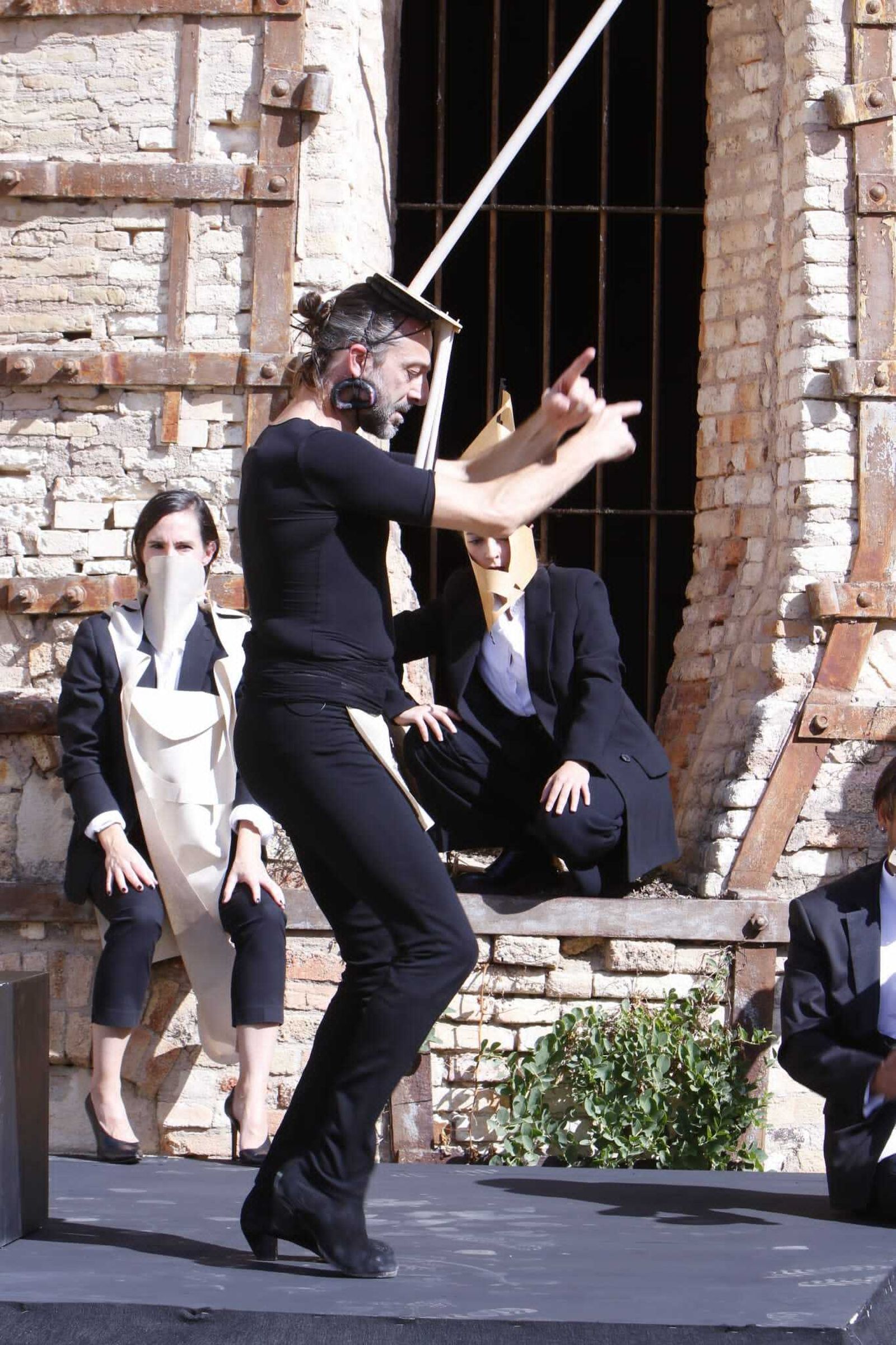 Otro momento de la actuación de Andrés Marín.