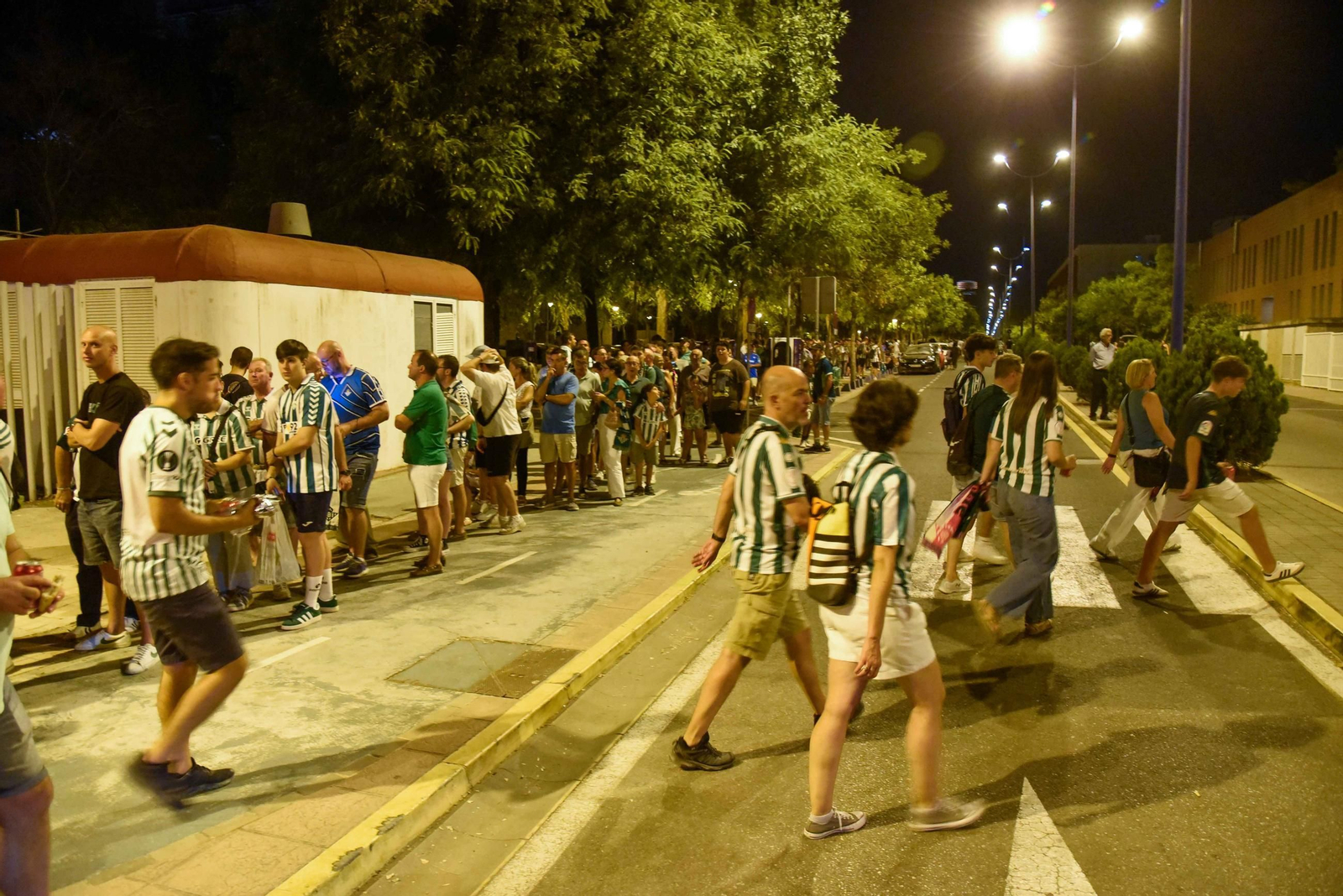 La afición del Betis en su primer partido en la Cartuja