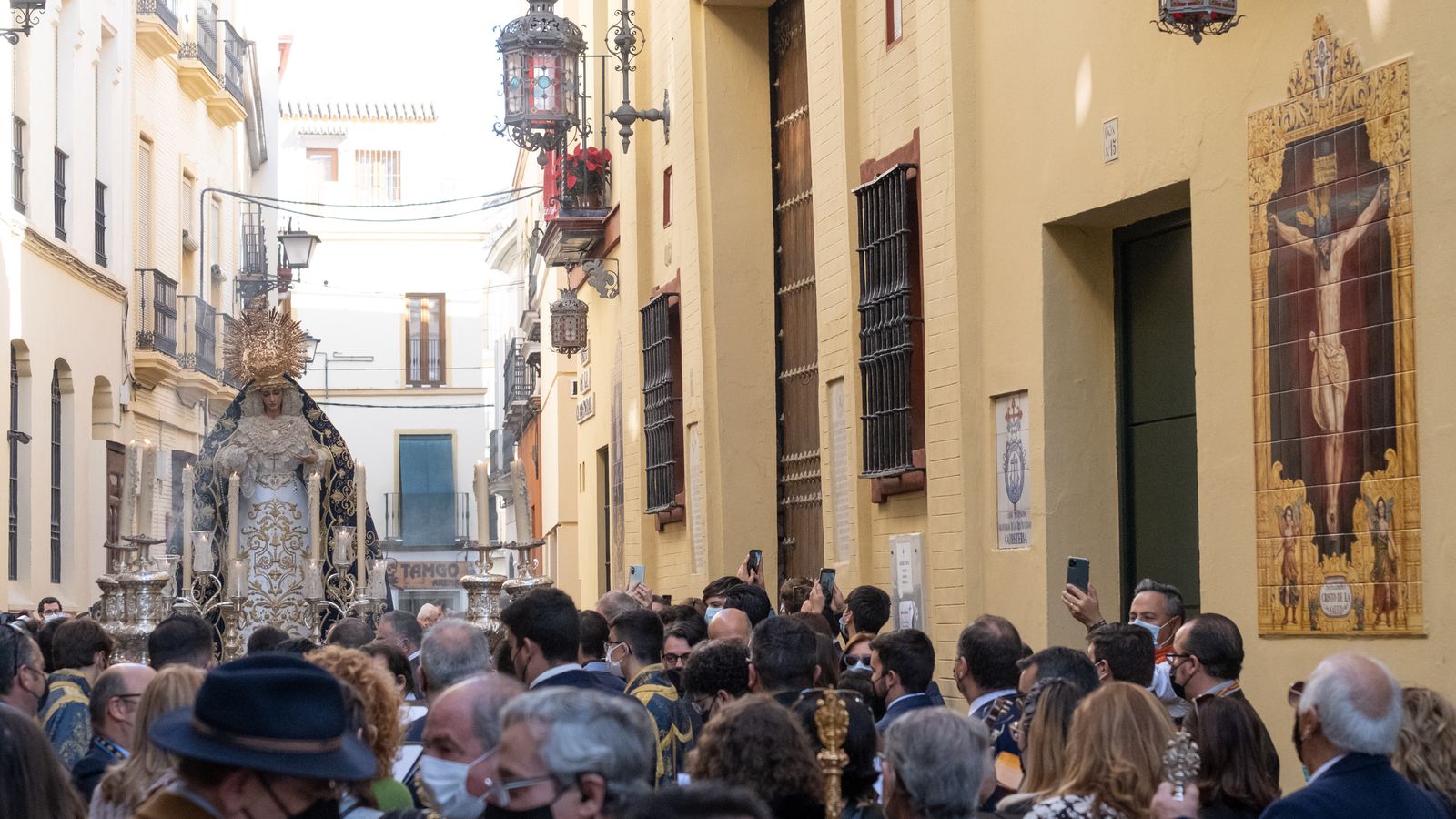 El rosario de la Virgen de Guadalupe de Las Aguas, en imágenes