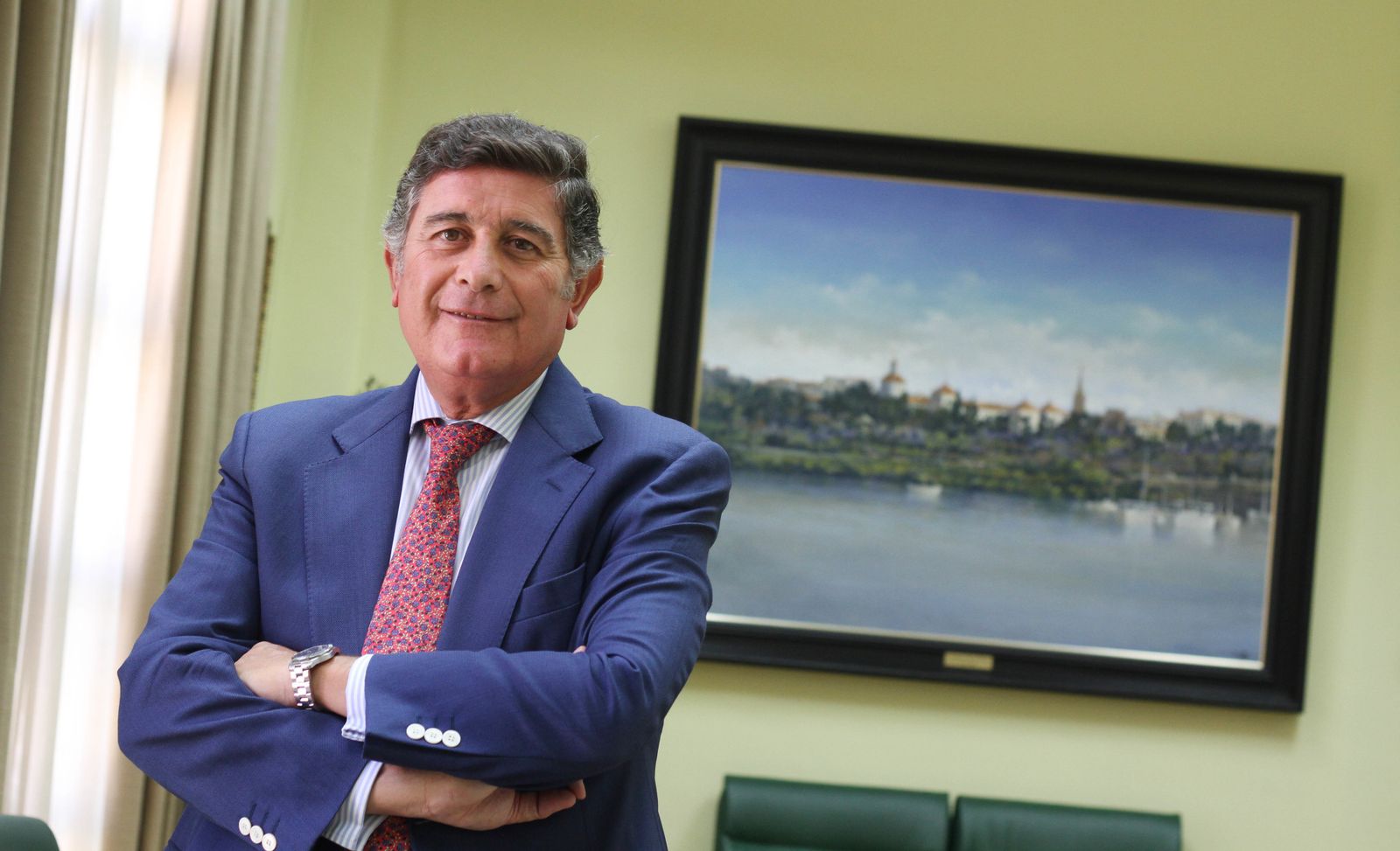 Manuel Pérez, presidente del Colegio de Farmacéuticos.