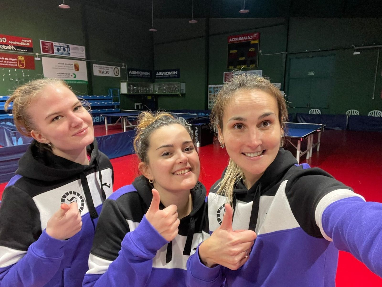 Kudryashova, Ana García y Galonja tras la victoria en Cartagena.
