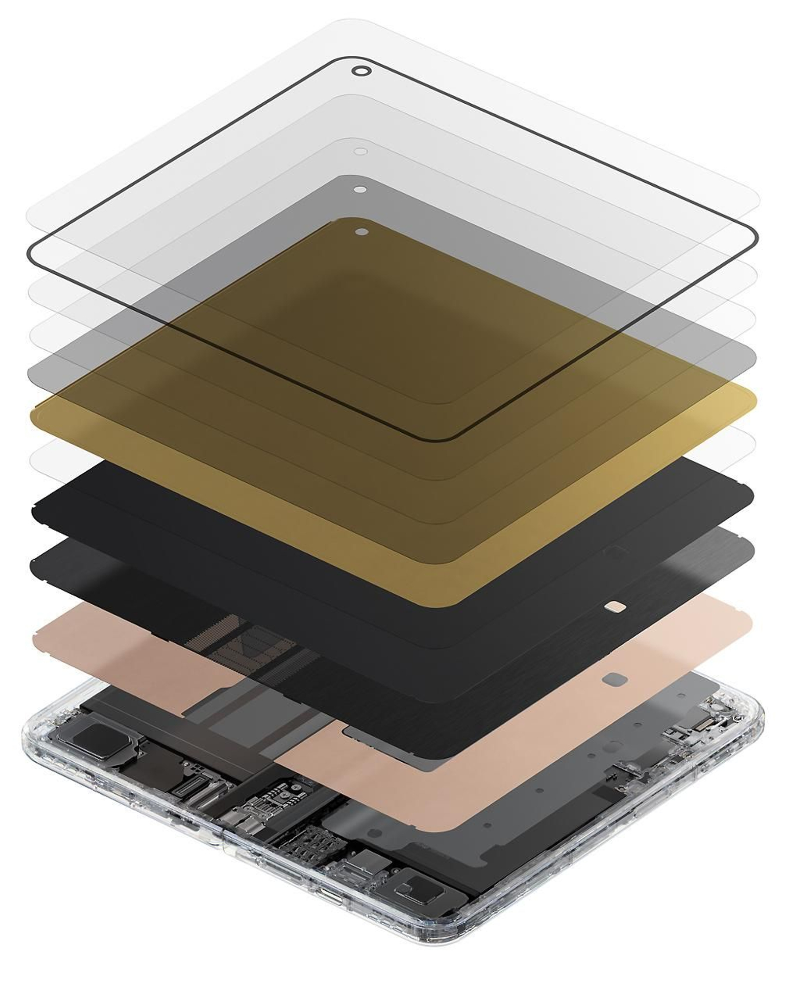 La pantalla del smartphone plegable Oppo Find N2, por dentro La pantalla del smartphone plegable Oppo Find N2, por dentro