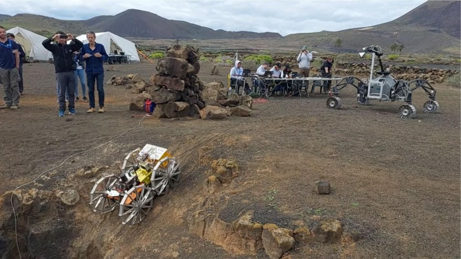 Pruebas con robots para explorar tubos de lava como refugio