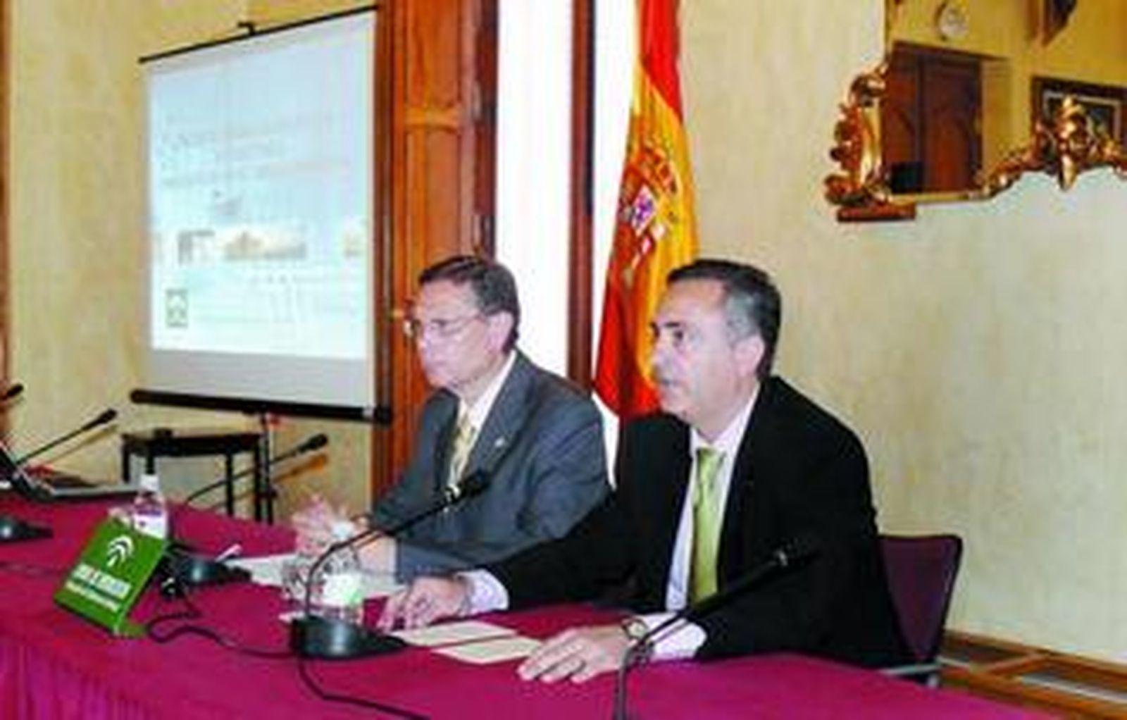 Javier de las Nieves y Juan Carlos Usero en la presentación de las jornadas.