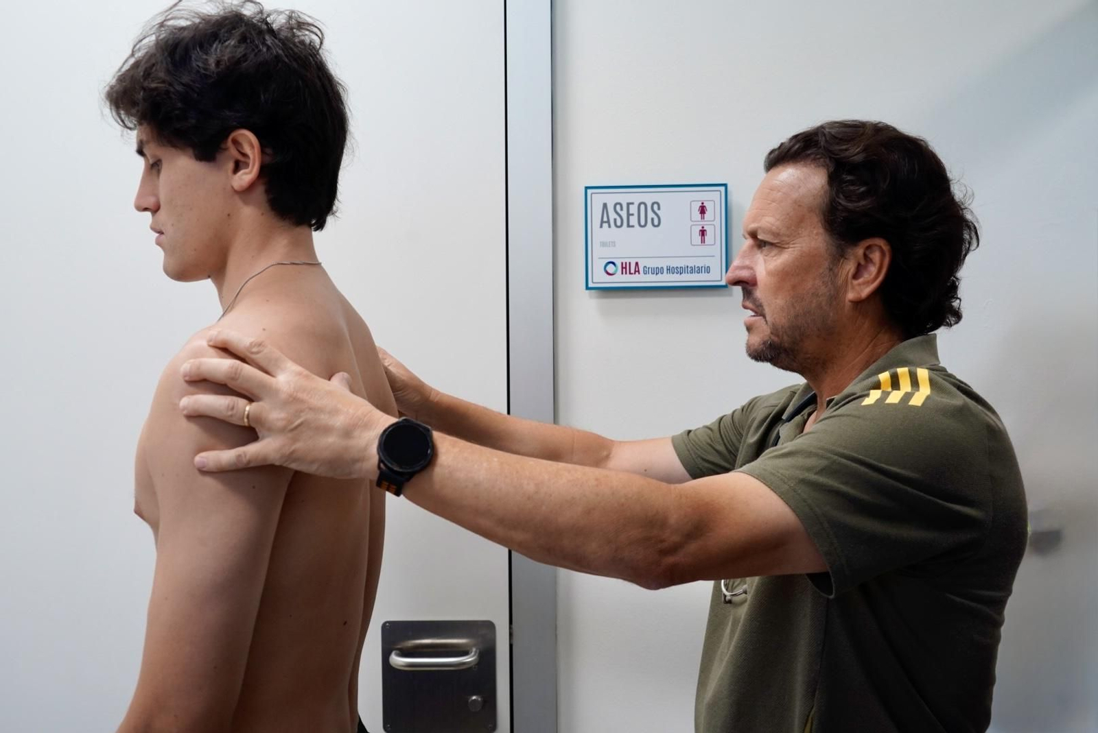 Imágenes del reconocimiento médico realizado a los jugadores del Recreativo de Huelva Imágenes del reconocimiento médico realizado a los jugadores del Recreativo de Huelva