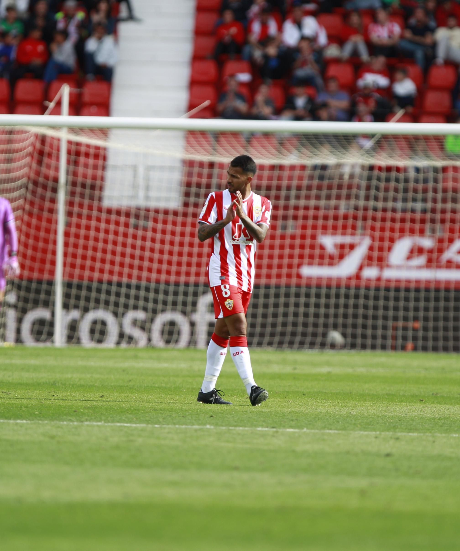 Las mejores imágenes del partido de fútbol U.D. Almería-Villarreal C.F.