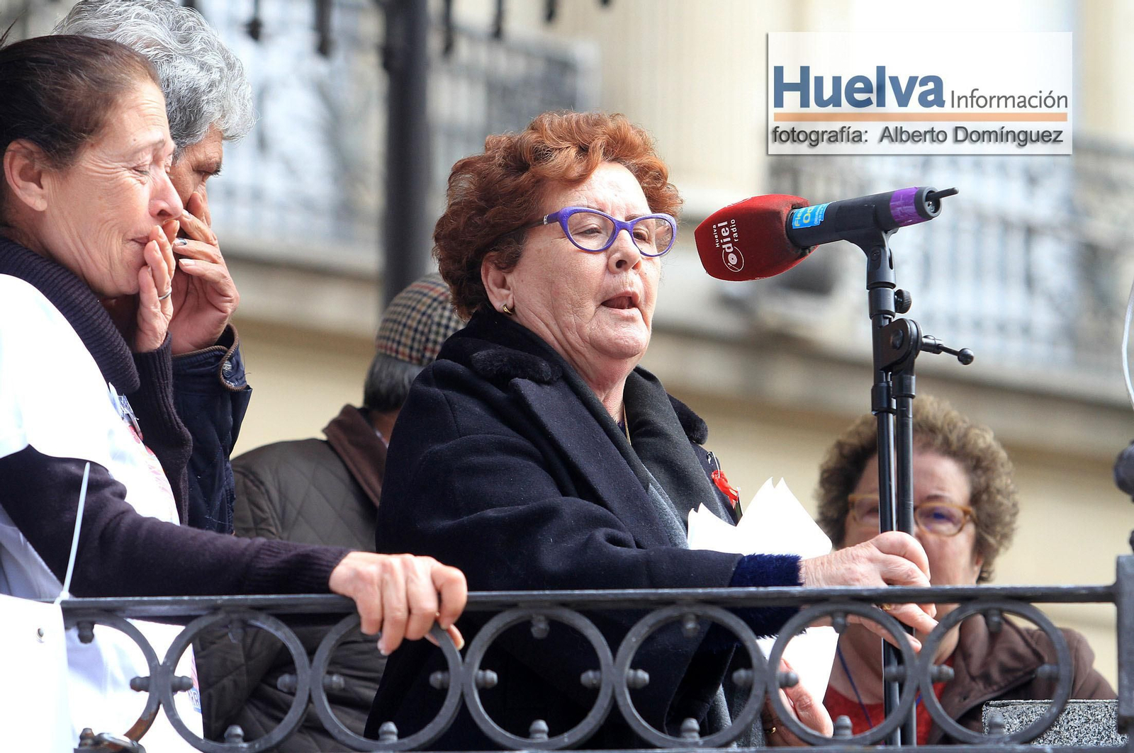 Imágenes de la manifestación contra la derogación de la prisión permanente revisable celebrada en Huelva