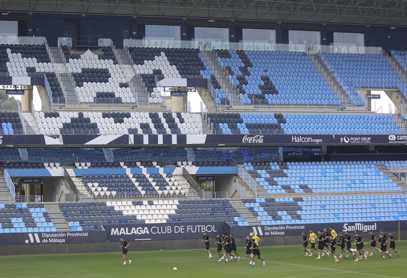 Perspectiva de La Rosaleda.