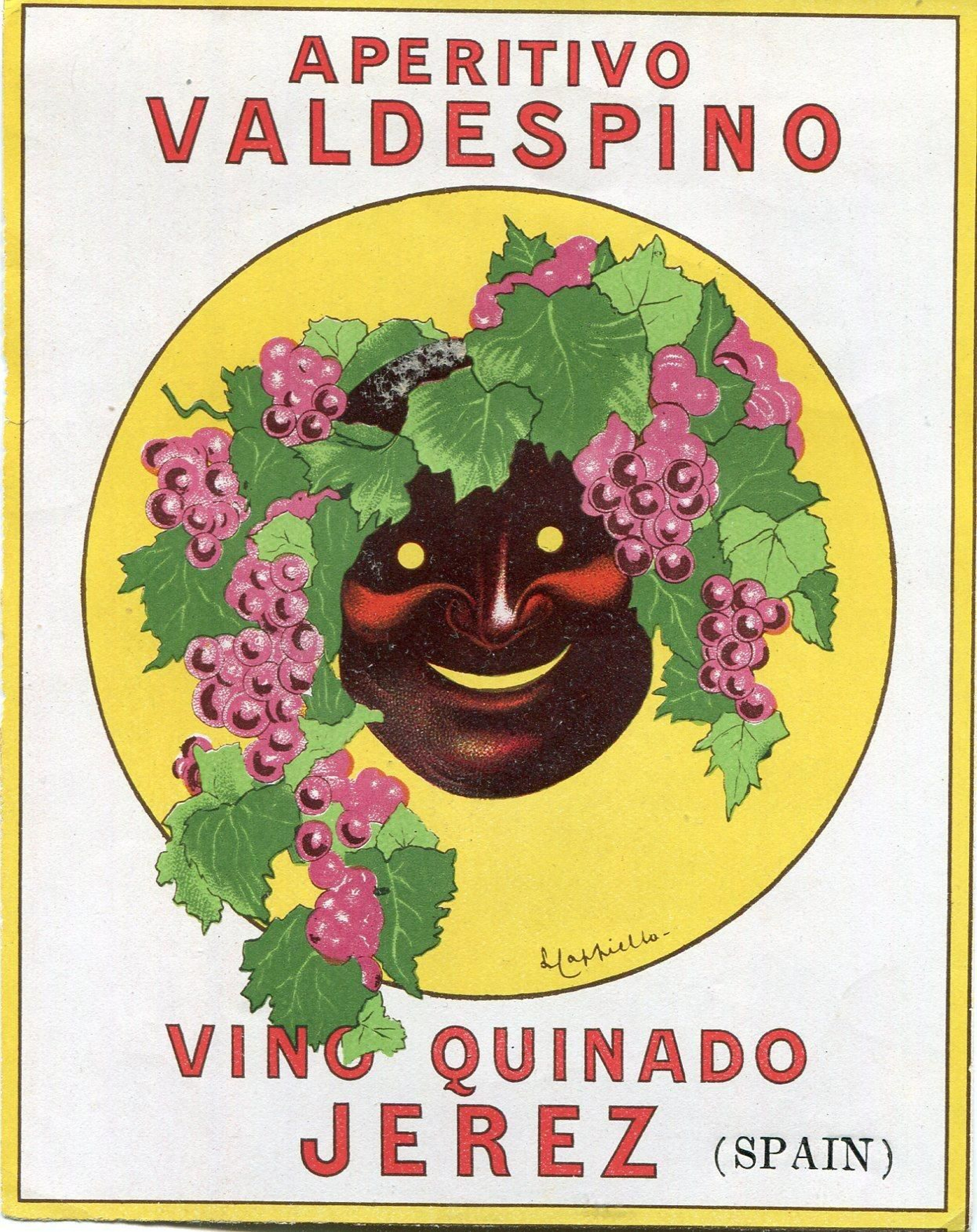 El dios Baco visto por Capiello.