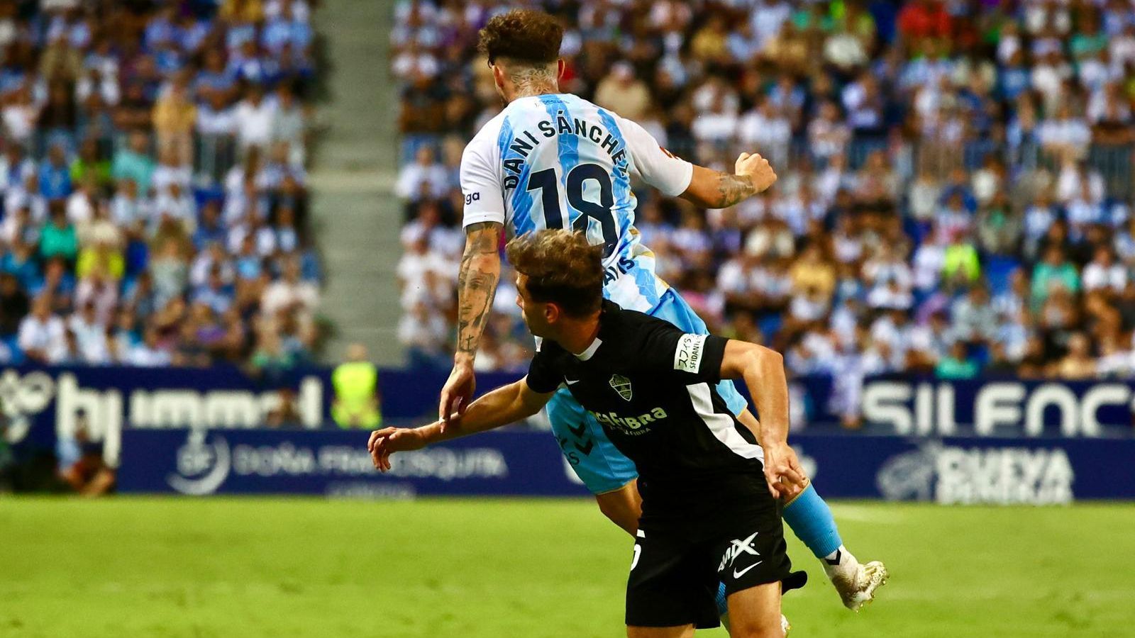 El Málaga CF - Elche, en fotos