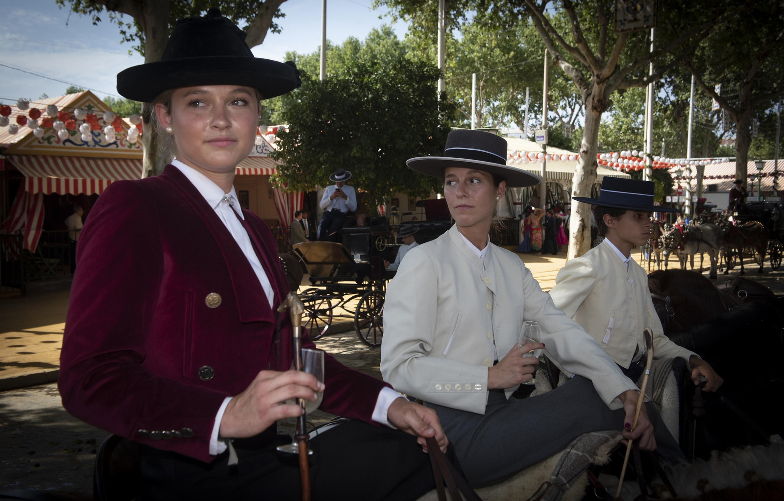 Recta final en un veraniego jueves de Feria de Abril 2023