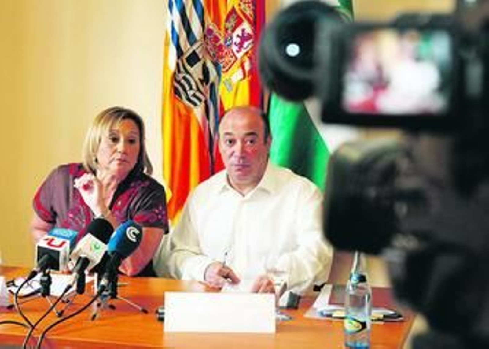 María Luisa Faneca y Francisco Zamudio, que han pactado la Alcaldía isleña.