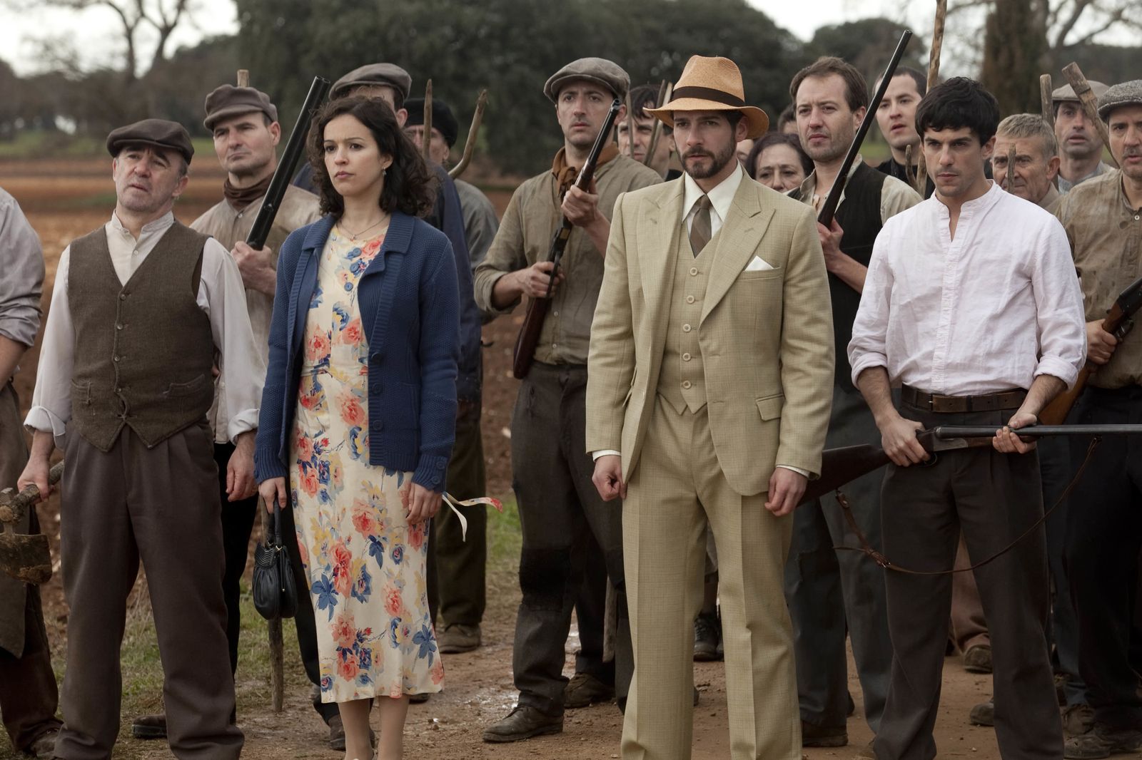 Álex Angulo, Verónica Sánchez, Félix Gómez y Alejo Sauras en 'La República'