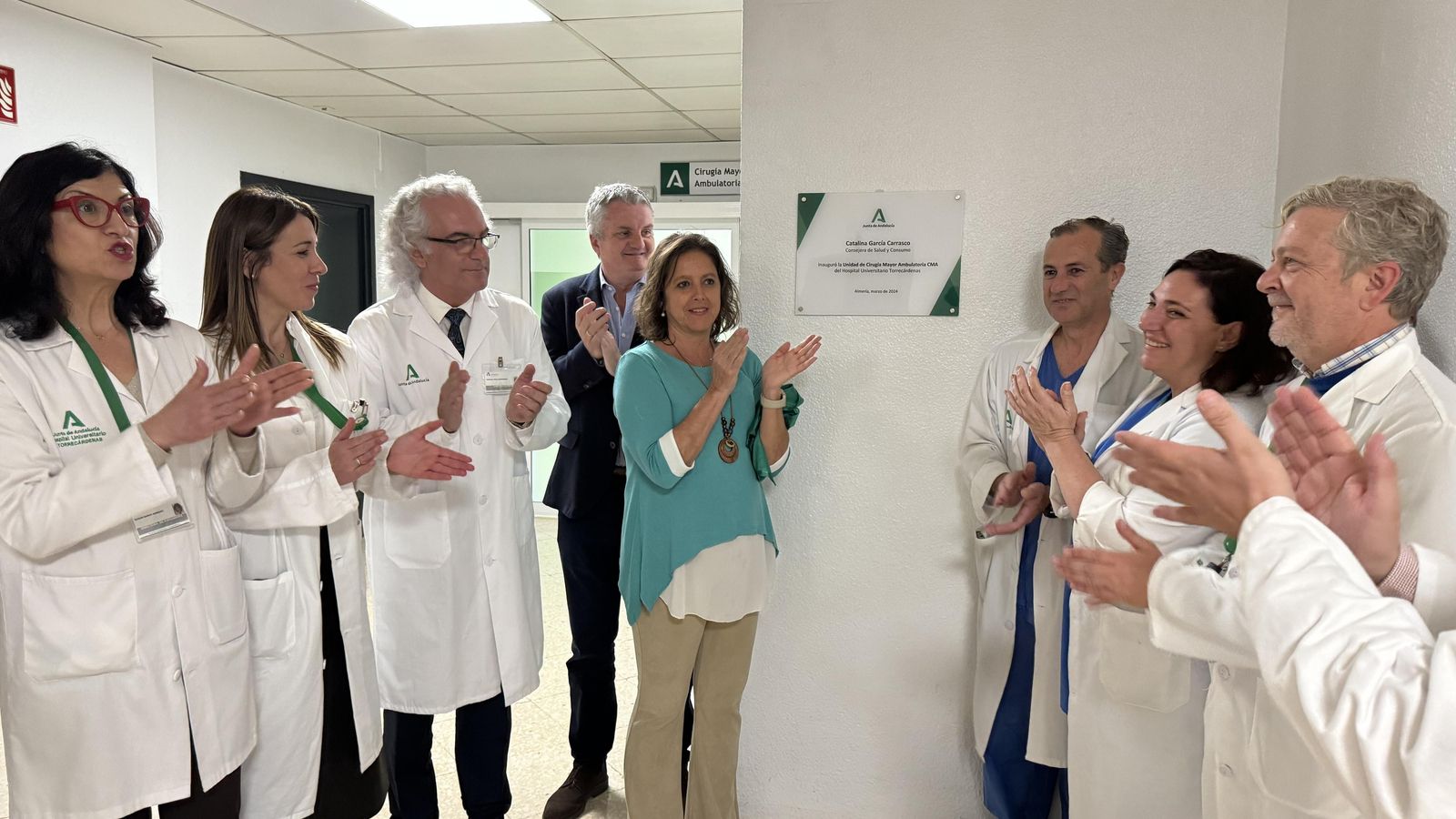 Inauguración de los quirófanos de la Unidad del Dolor del Hospital Universitario Torrecádenas