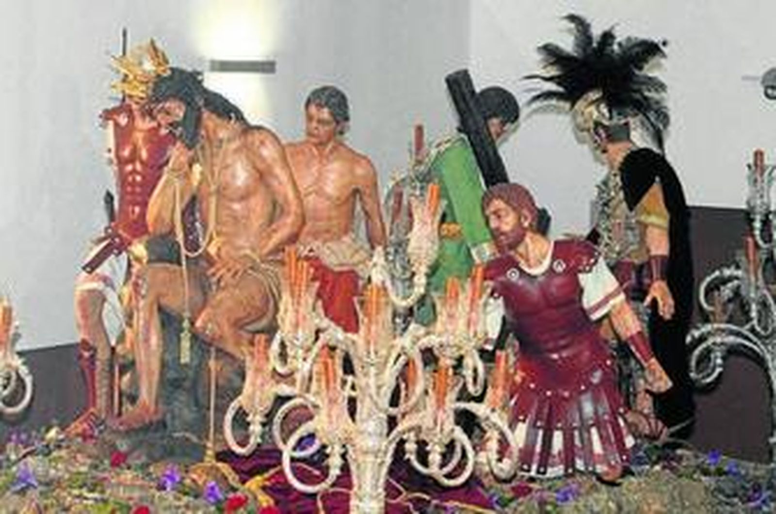 Imagen del grupo escultórico del Cristo de la Humildad y Paciencia, obra de Ramos Corona.