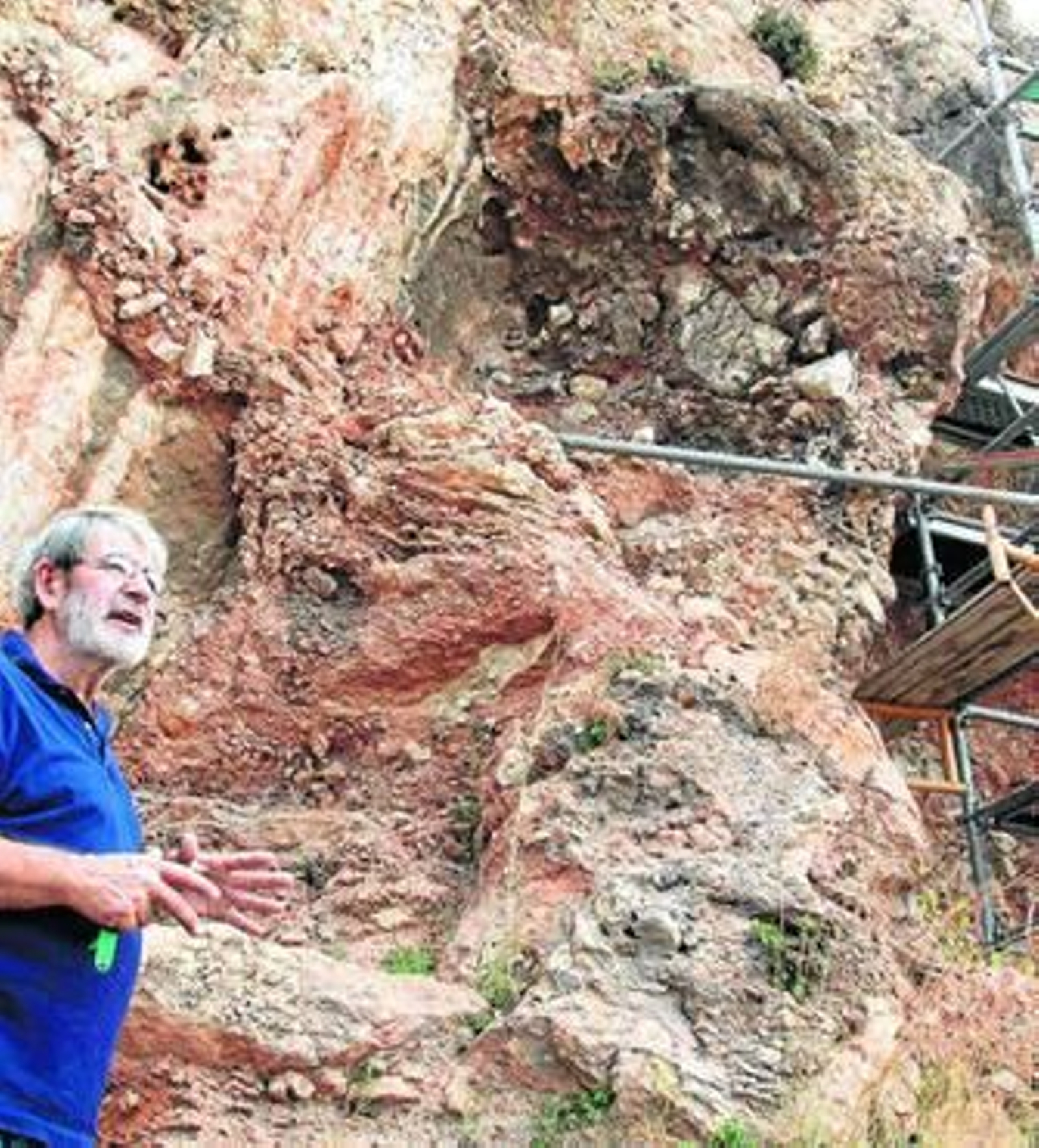 El director de los yacimientos de La Araña, Julián Ramos, en una imagen de archivo.