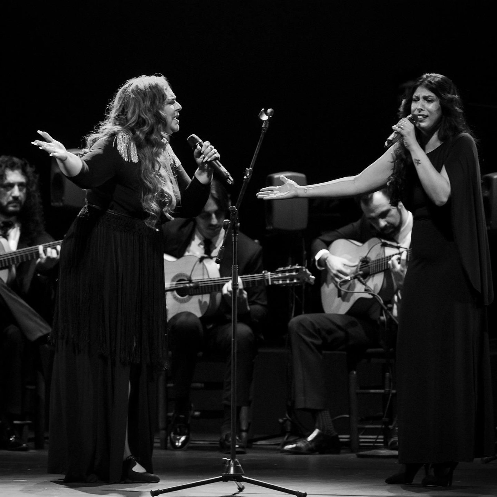 Rosario Heredia y Zaira Malena, dos de las voces de Jerez Flamenca Navidad.