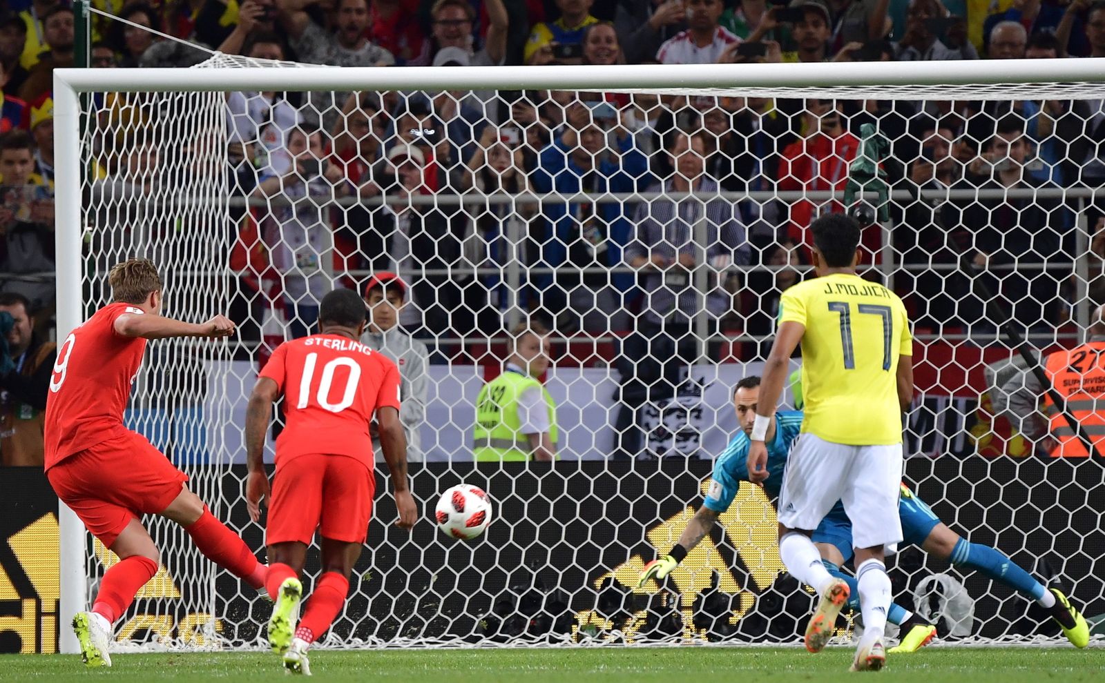 Las imágenes del Colombia-Inglaterra