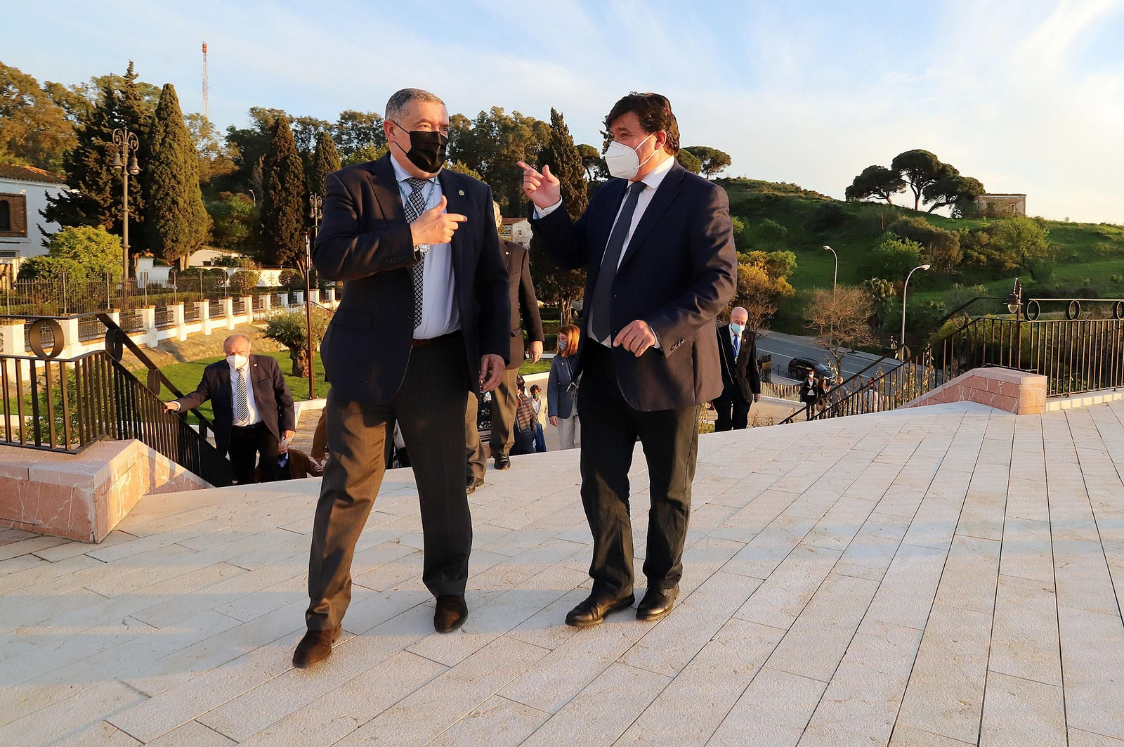 Imágenes del entorno del Santuario de la Cinta en su inauguración