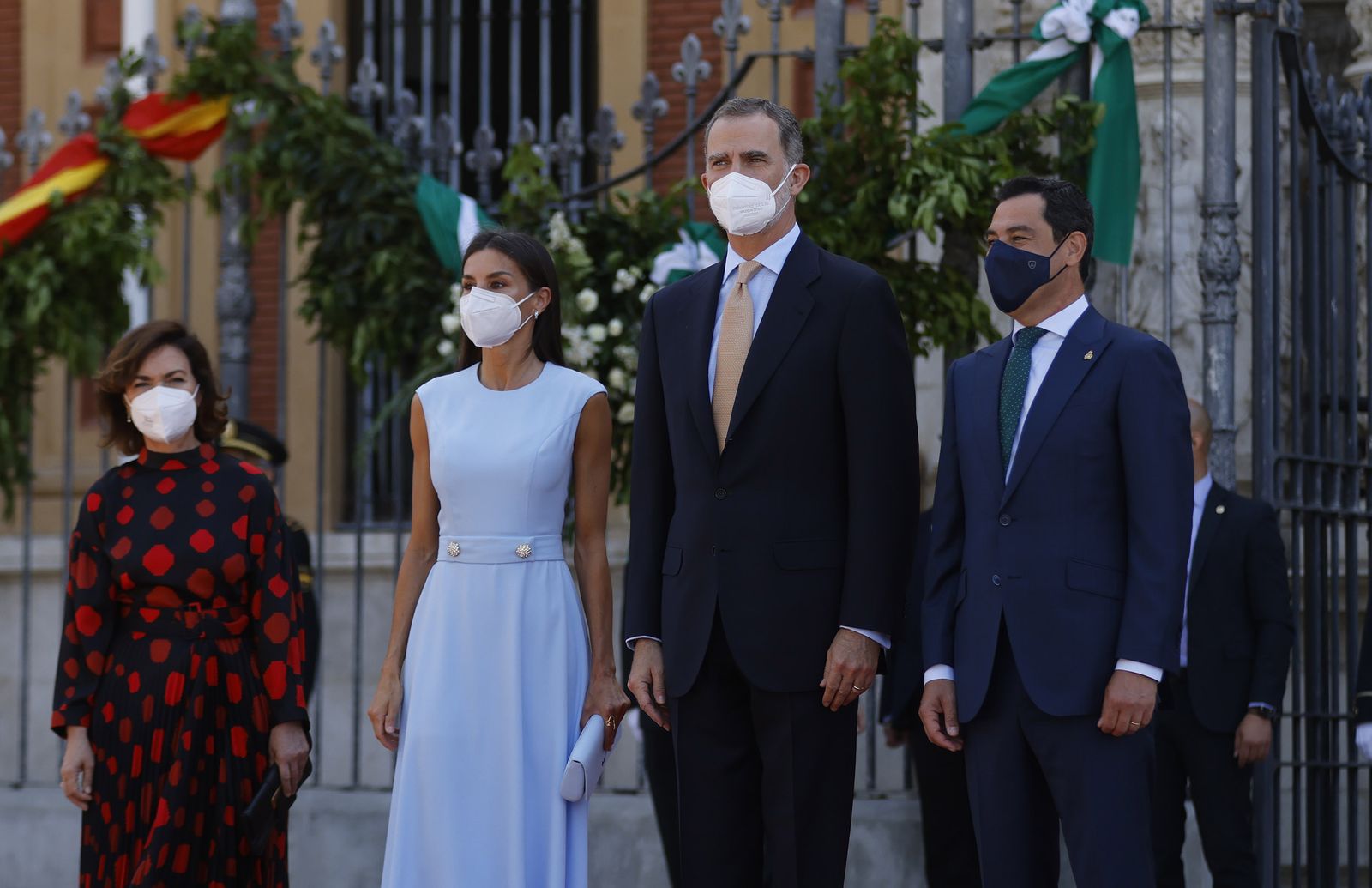 Las imágenes de  la entrega de la Medalla de Honor de Andalucía al Rey Felipe VI en Sevilla