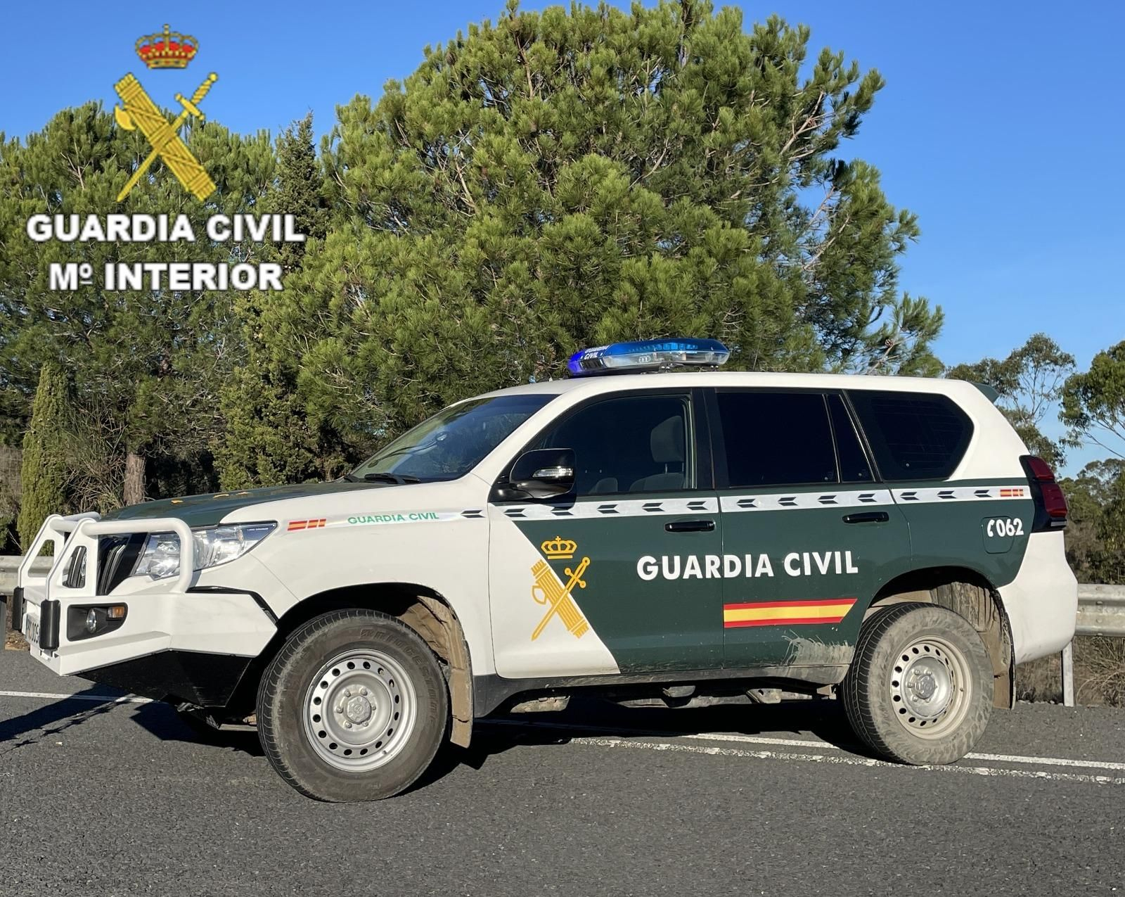 Imagen de archivo de un vehículo de la Guardia Civil.