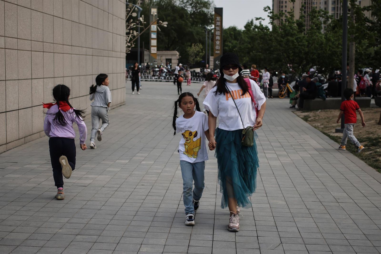 Imagen de archivo de una calle de Pekín