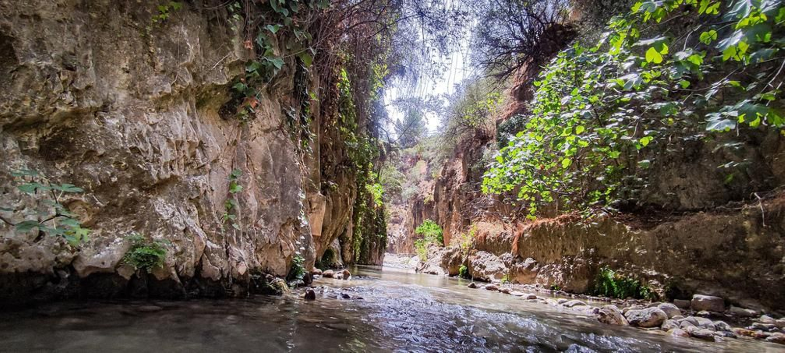 Ruta senderista y por el agua en Los Cañones de Río Frío de Jaén