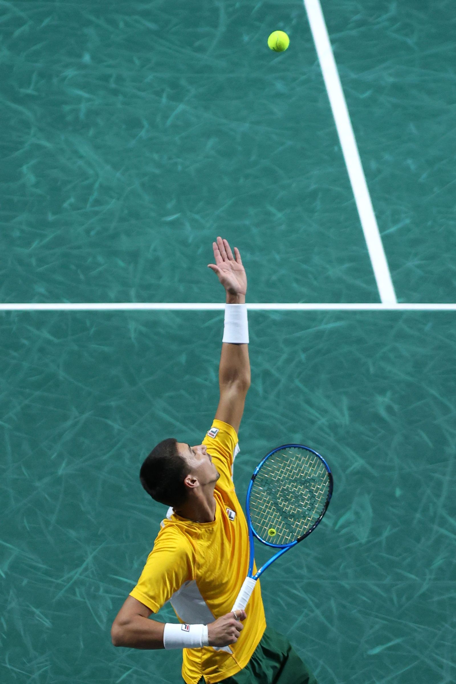 Copa Davis en Málaga: Arnaldi-Popyrin, en fotos