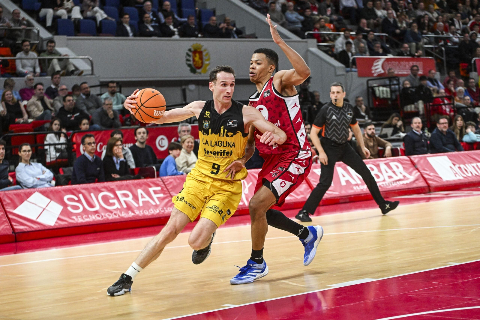 Ataque del La Laguna Tenerife en el último partido de liga