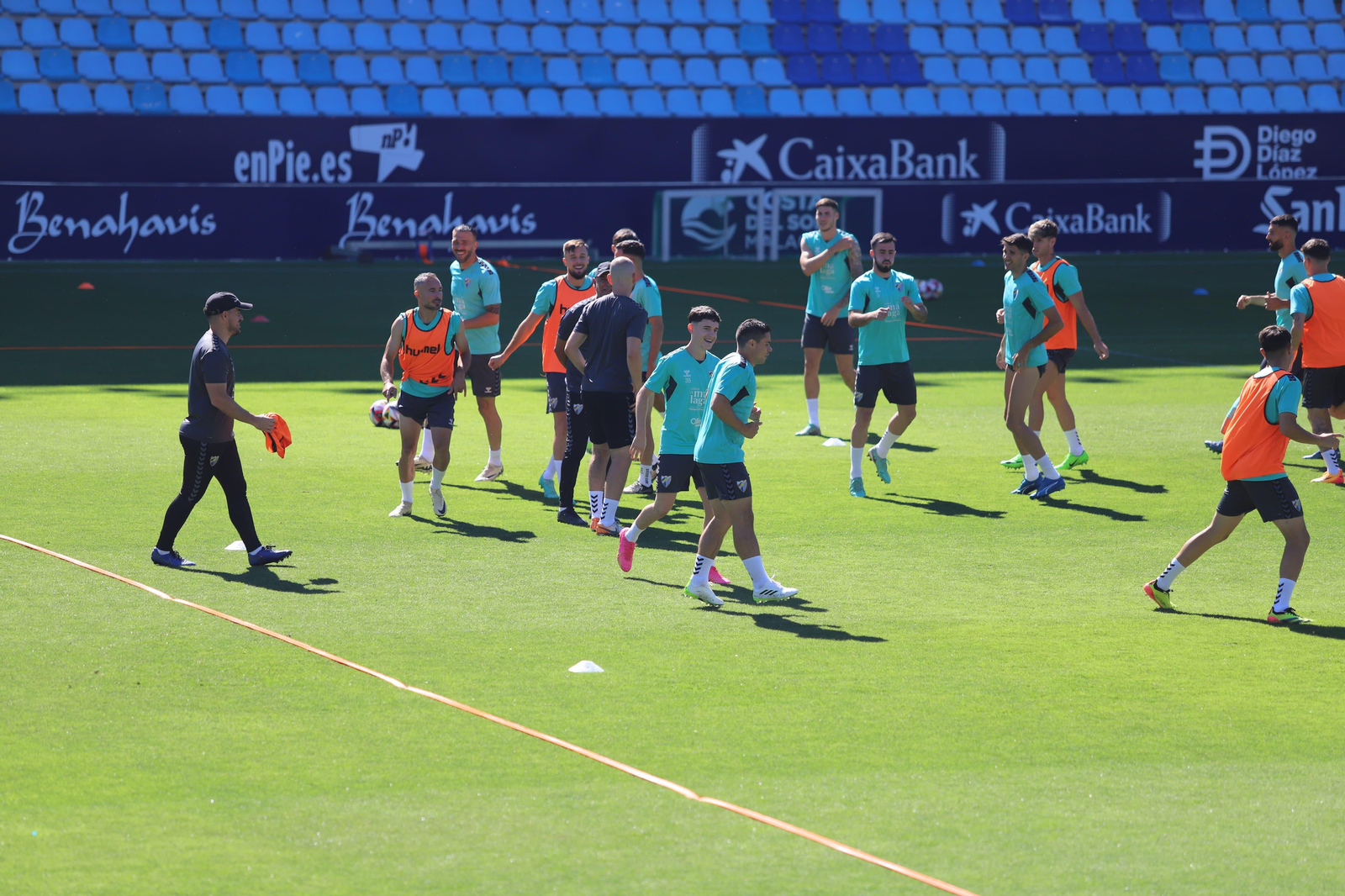 Las fotos del último entrenamiento del Málaga de la temporada