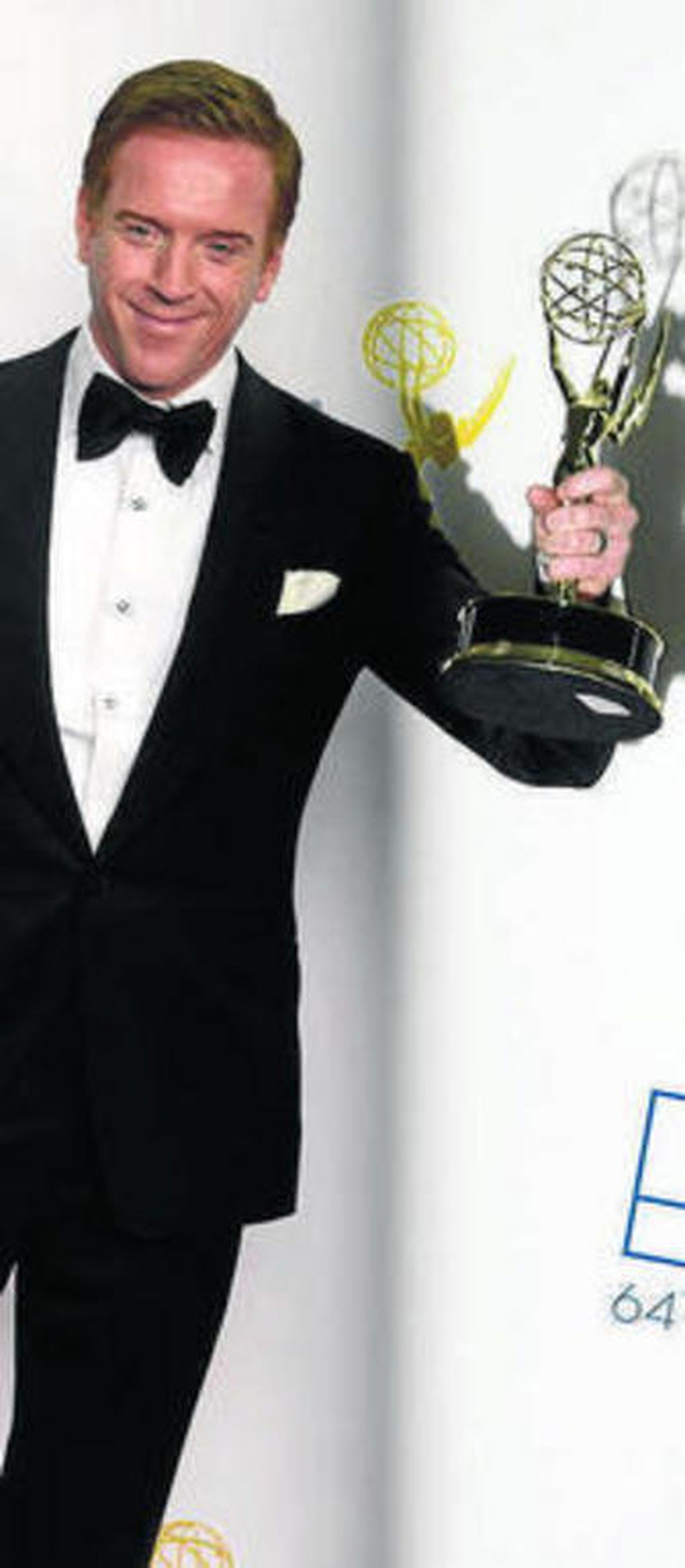Damien Lewis, con el Emmy.