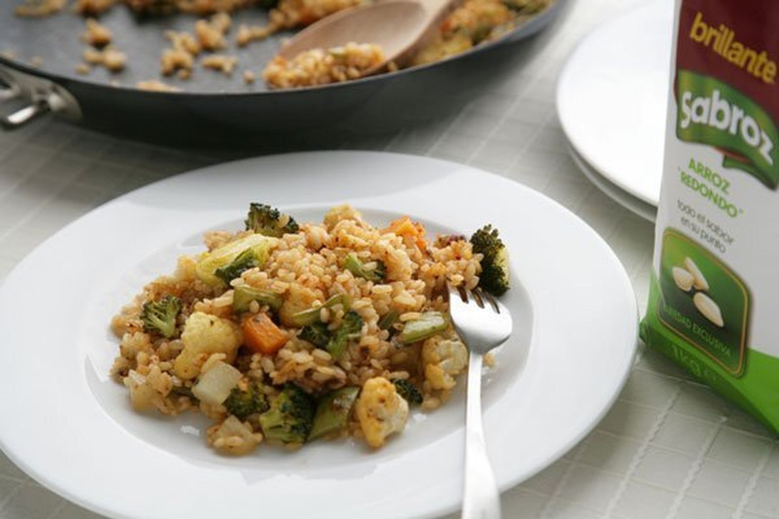 Receta de arroz con verduras
