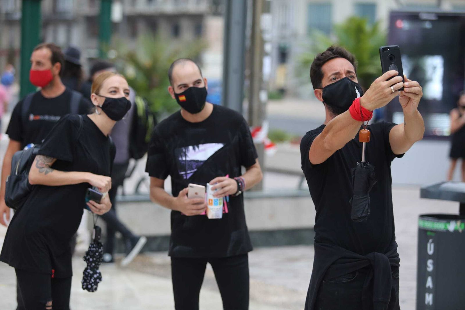 Las fotos de la manifestación de 'Alerta Roja' en Málaga en defensa de la cultura