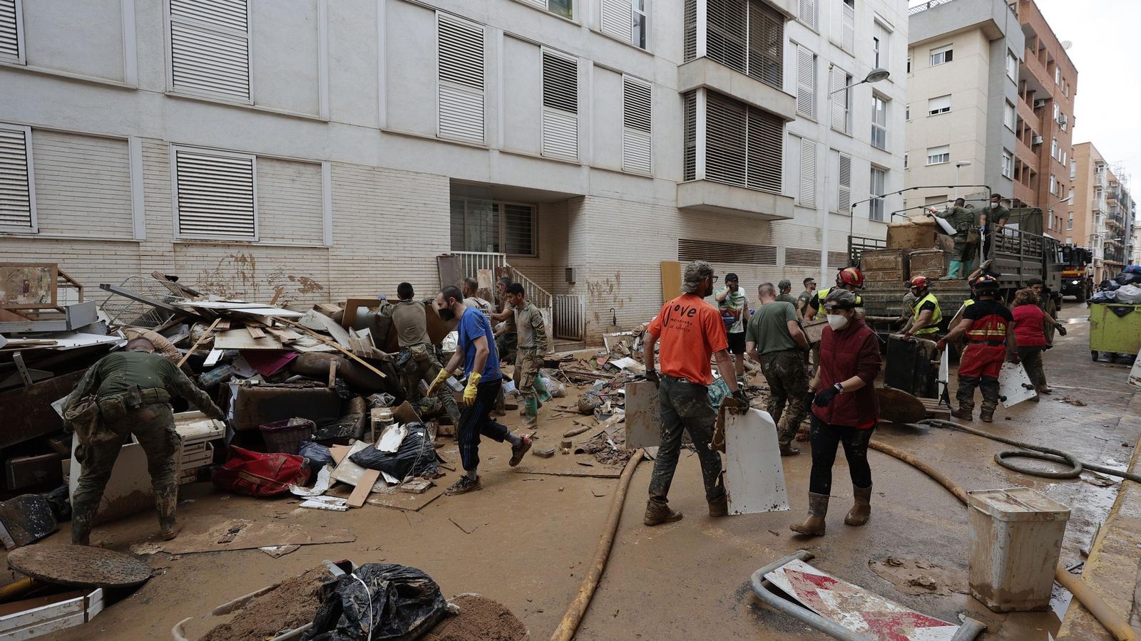 Situación en Paiporta en este lunes 4 de noviembre